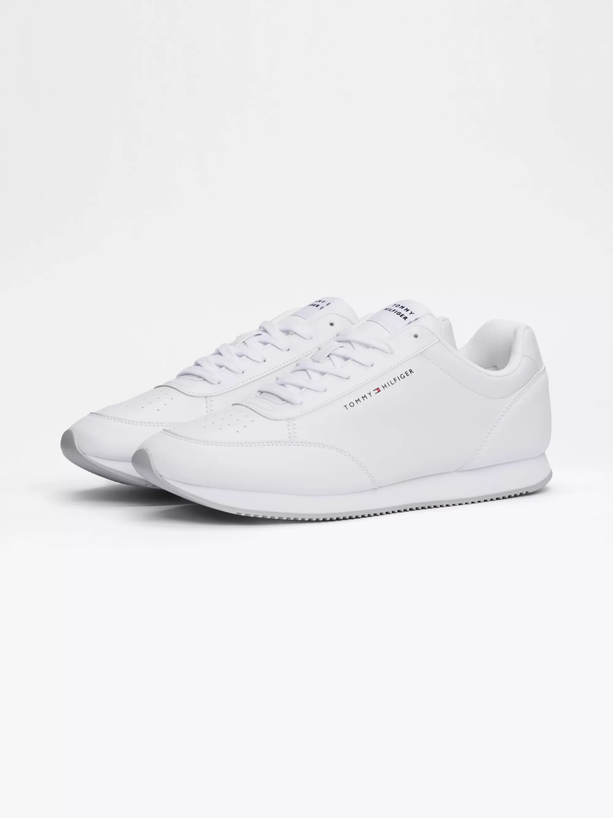 White Trainers | Sneakers*Tommy Hilfiger Essential Sneaker Met Vlag WHITE
