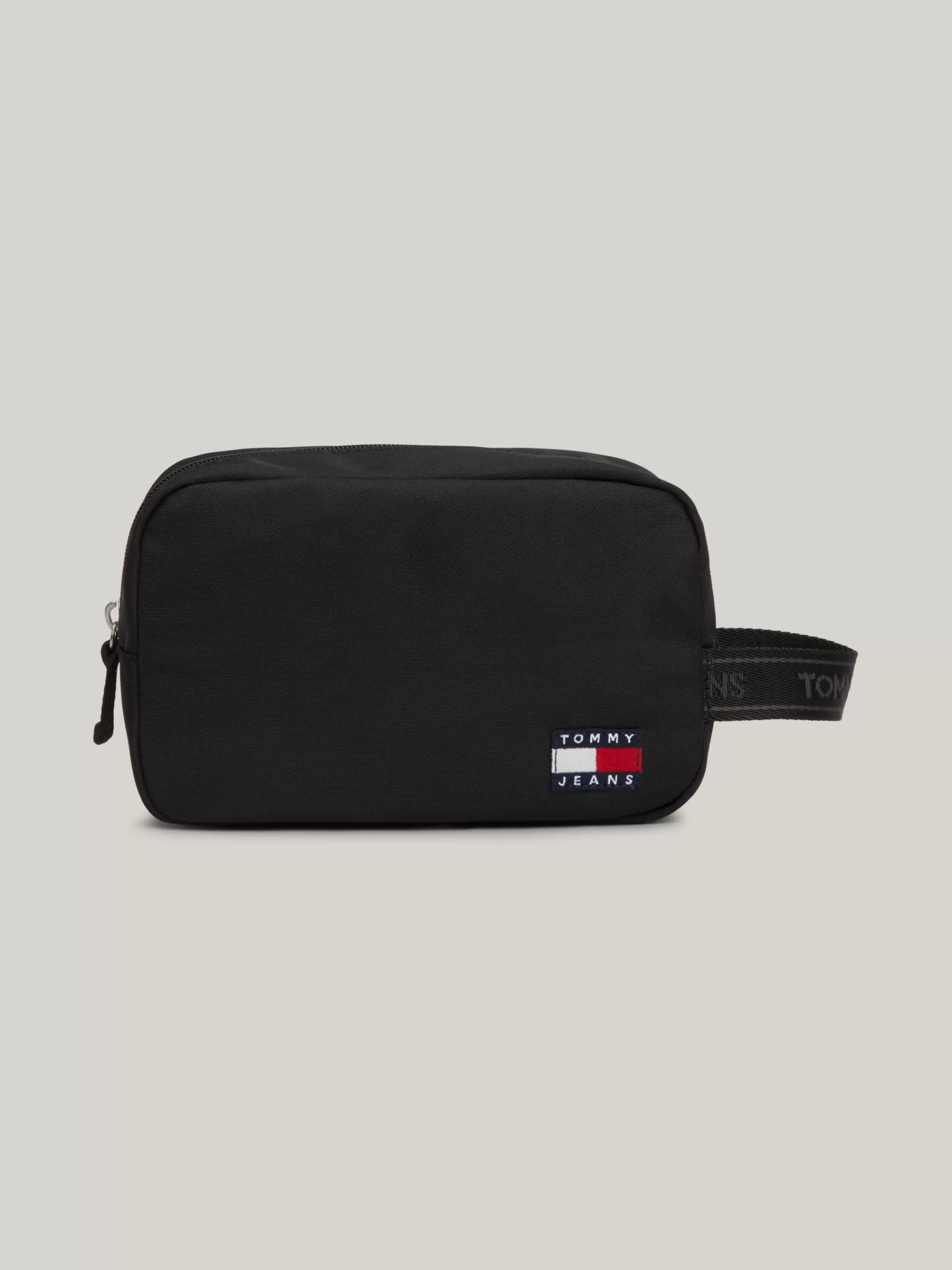 Toilettassen*Tommy Hilfiger Essential Toilettas Met Badge BLACK