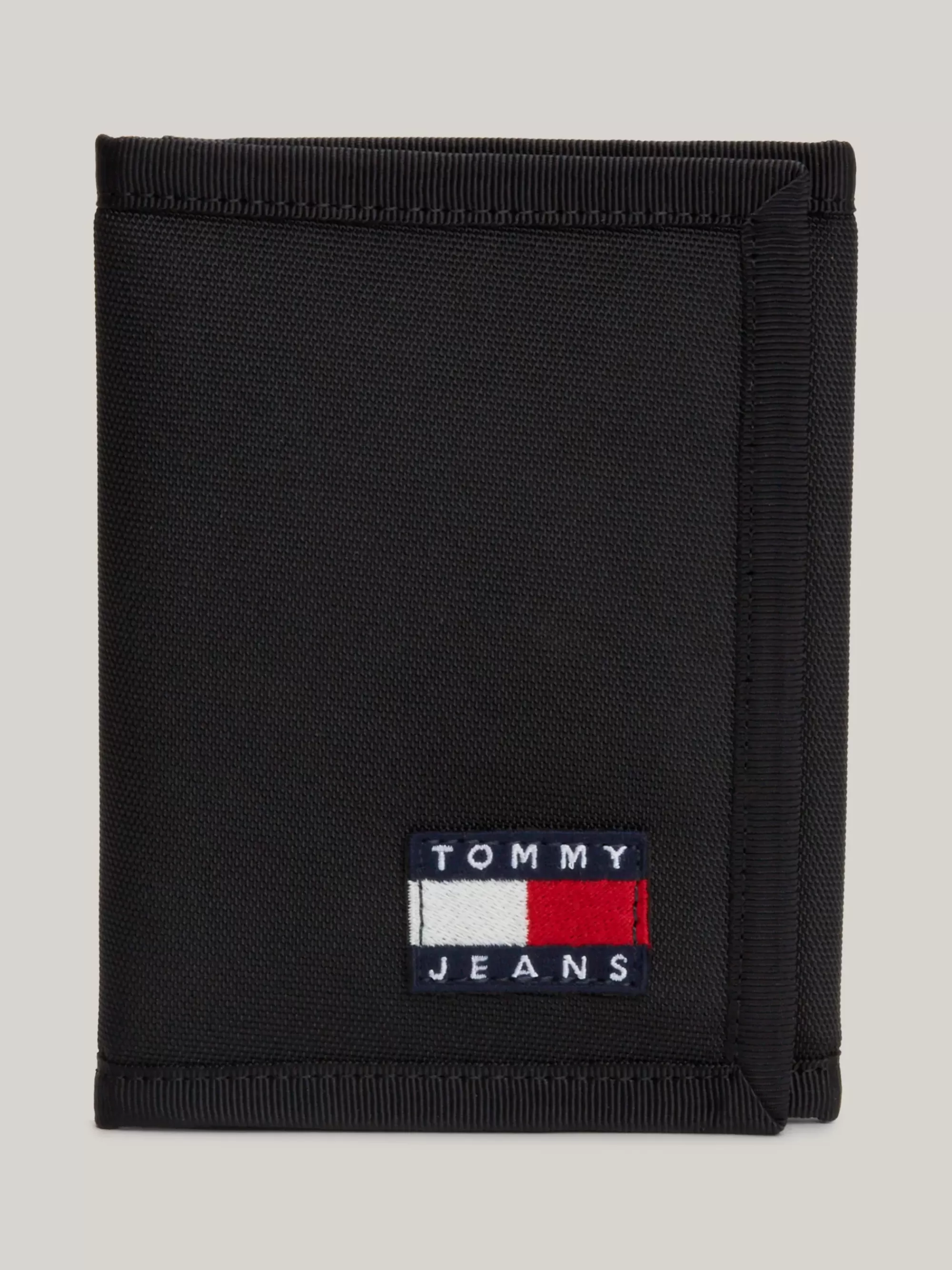 Portemonnees & Sleutelhangers*Tommy Hilfiger Essential Trifold Portemonnee Met Logo BLACK