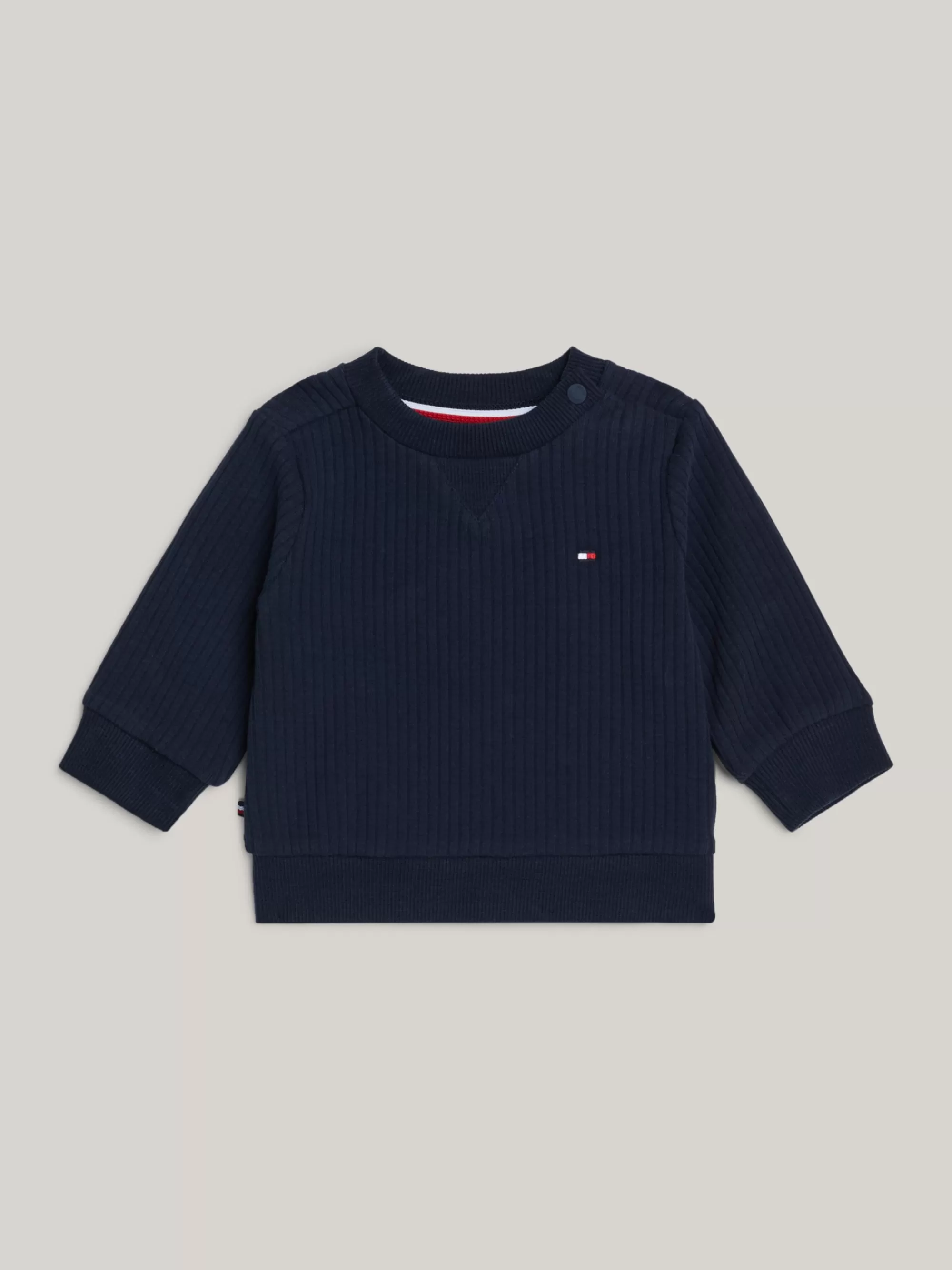 Meisjes | Jongens*Tommy Hilfiger Essential Trui Met Vlag En Ronde Hals DESERT SKY