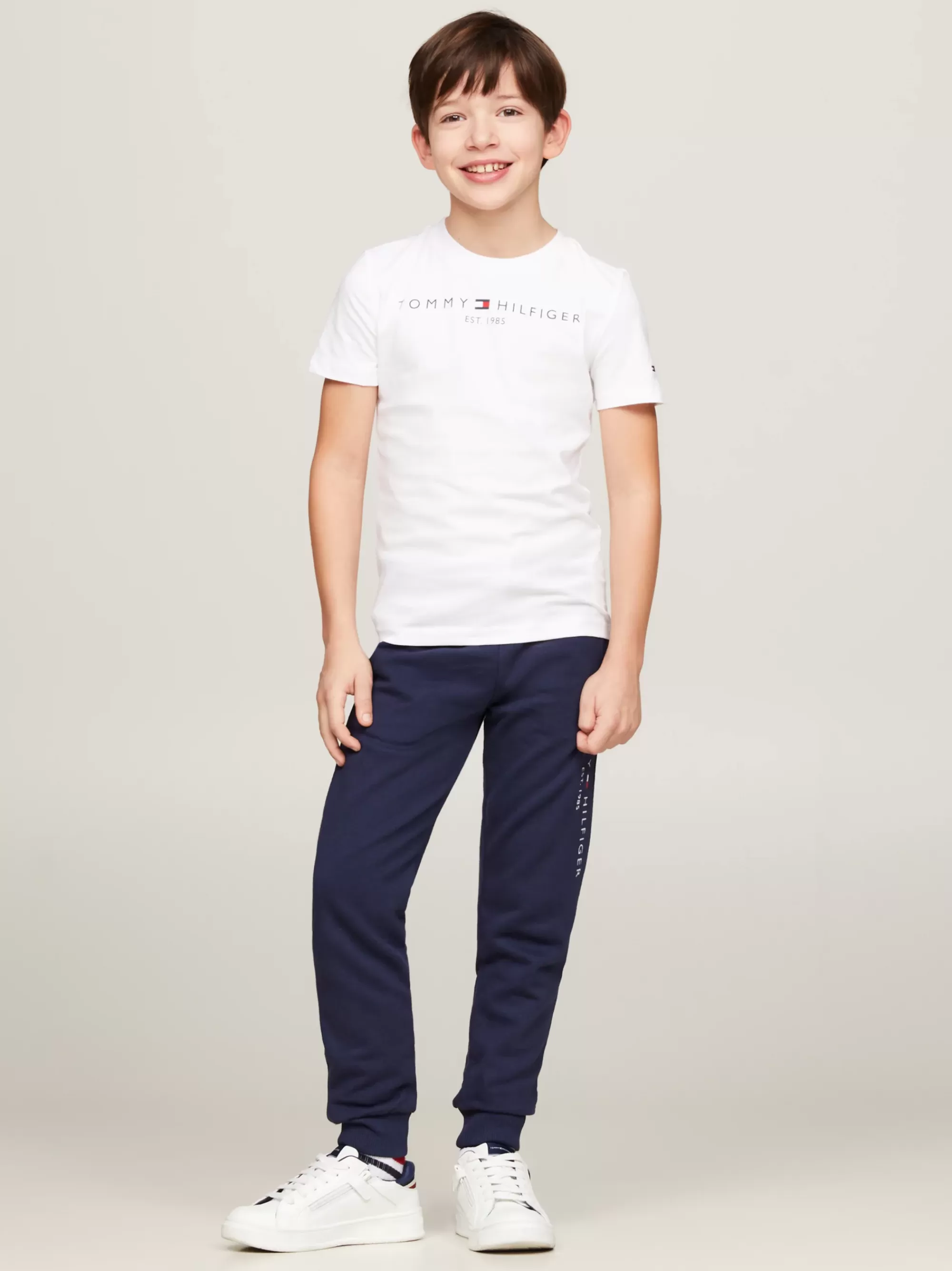 Tops & T-Shirts | T-Shirts & Polo's*Tommy Hilfiger Essential T-shirt Van Biologisch Katoen WHITE