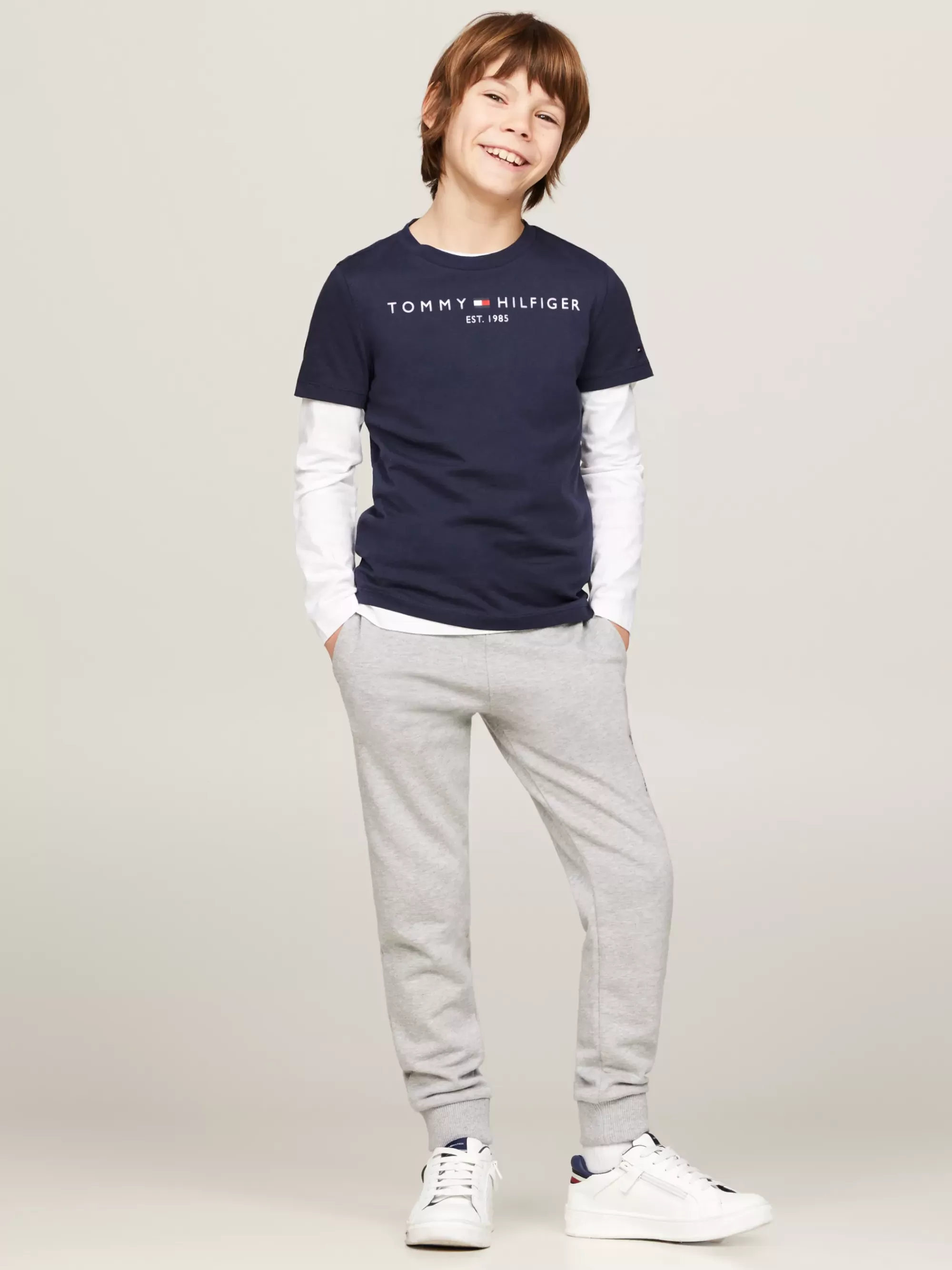 Tops & T-Shirts | T-Shirts & Polo's*Tommy Hilfiger Essential T-shirt Van Biologisch Katoen TWILIGHT NAVY