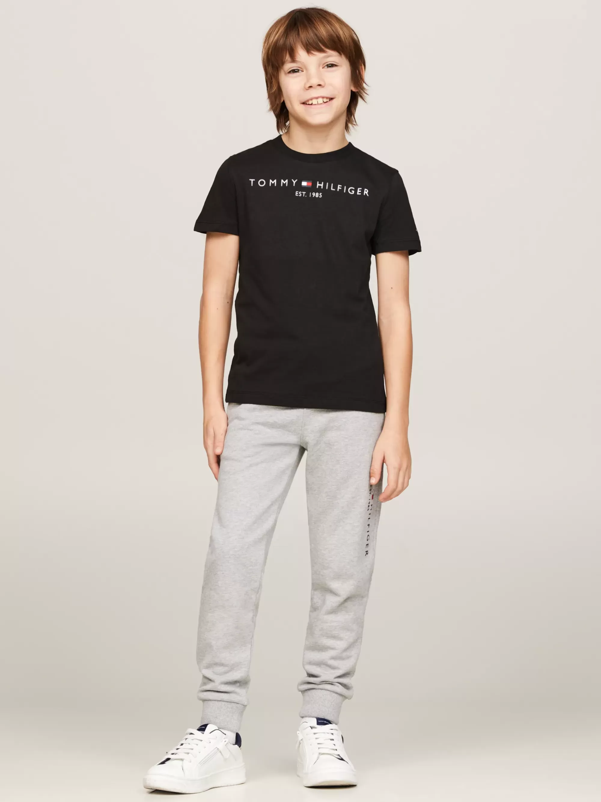 Tops & T-Shirts | T-Shirts & Polo's*Tommy Hilfiger Essential T-shirt Van Biologisch Katoen BLACK