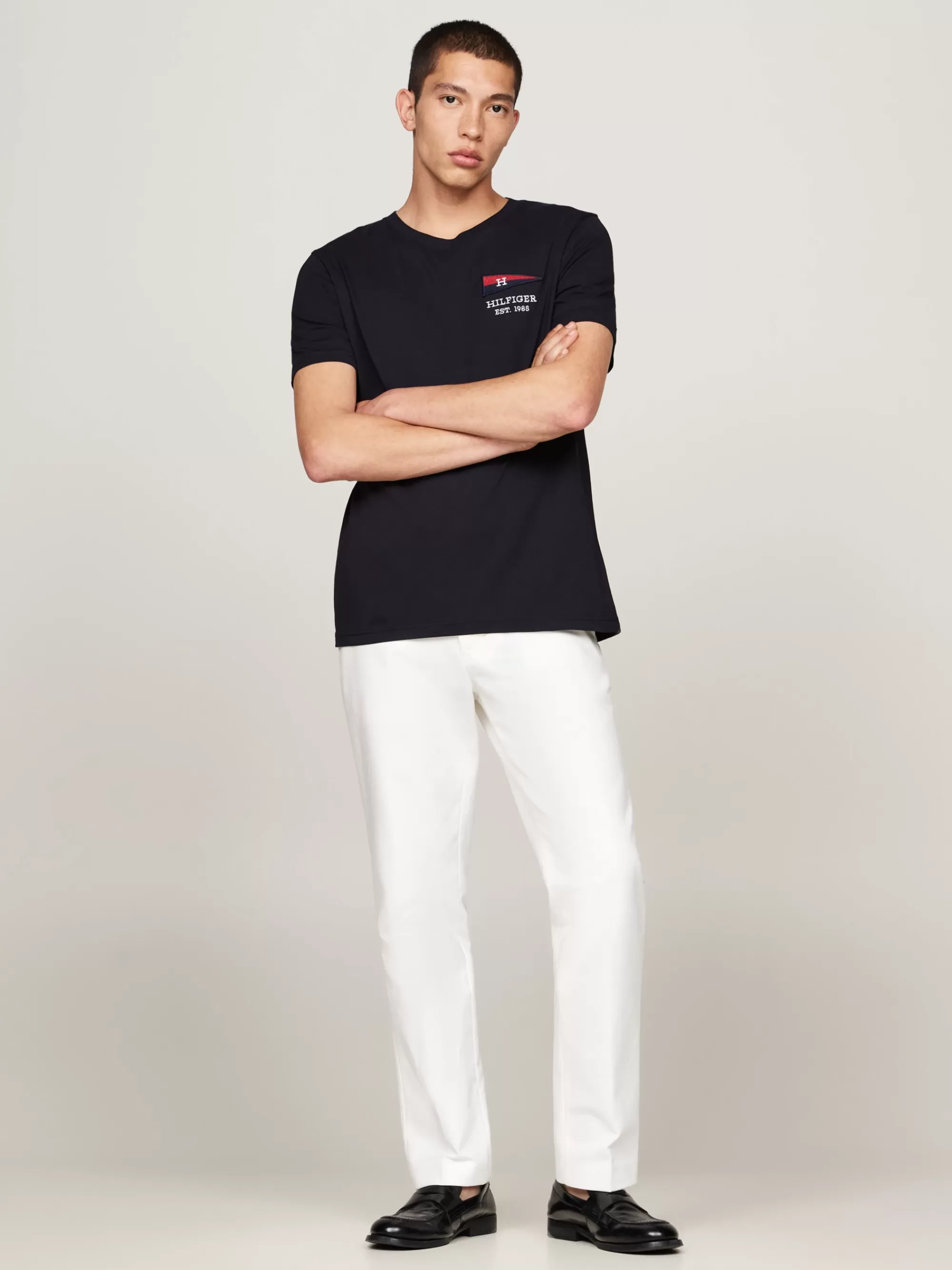 T-Shirts*Tommy Hilfiger Exclusive Hilfiger Flag T-shirt DESERT SKY
