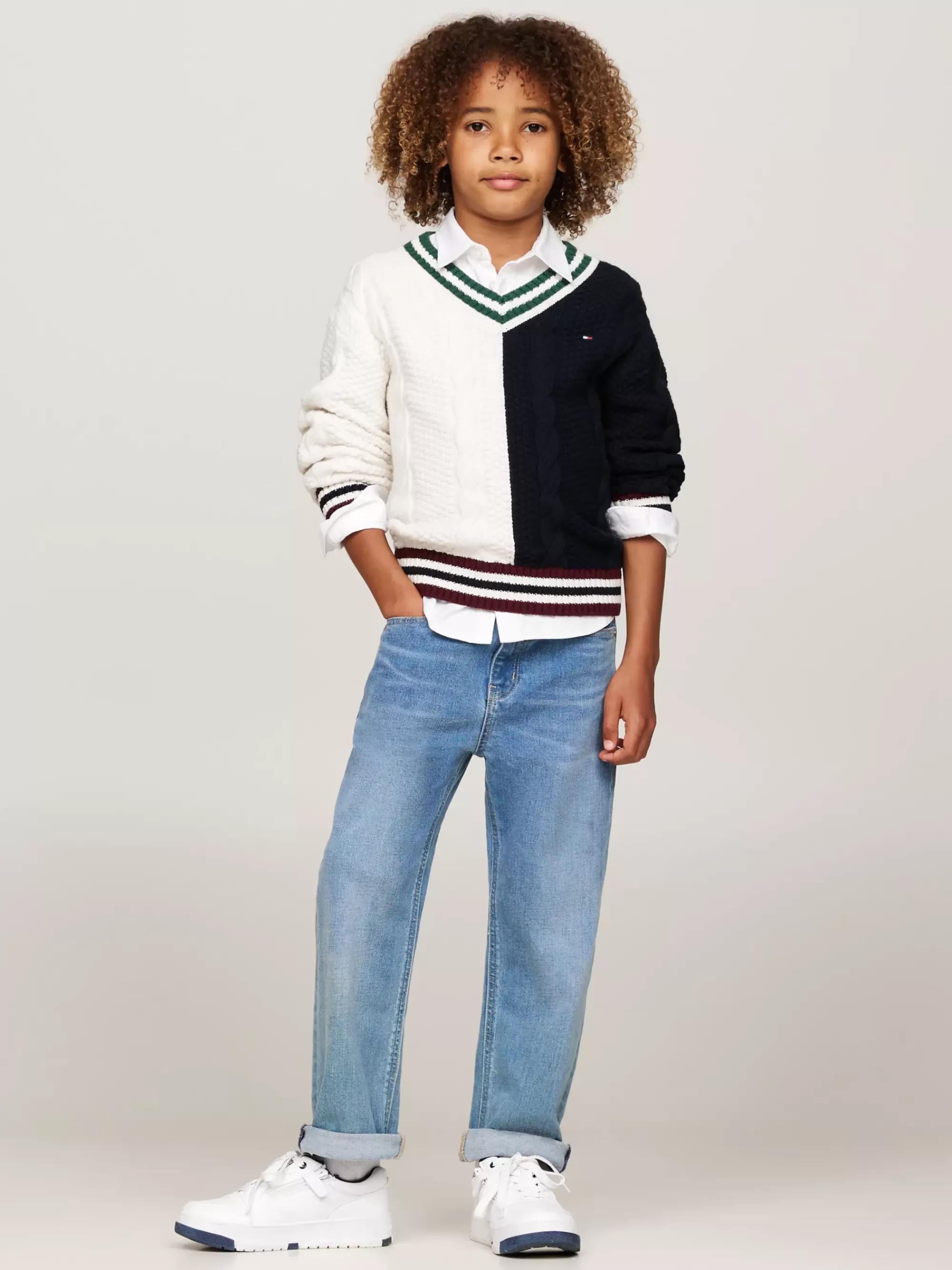 Jeans*Tommy Hilfiger Faded Baggy Jeans Met Wijde Fit LTUSED