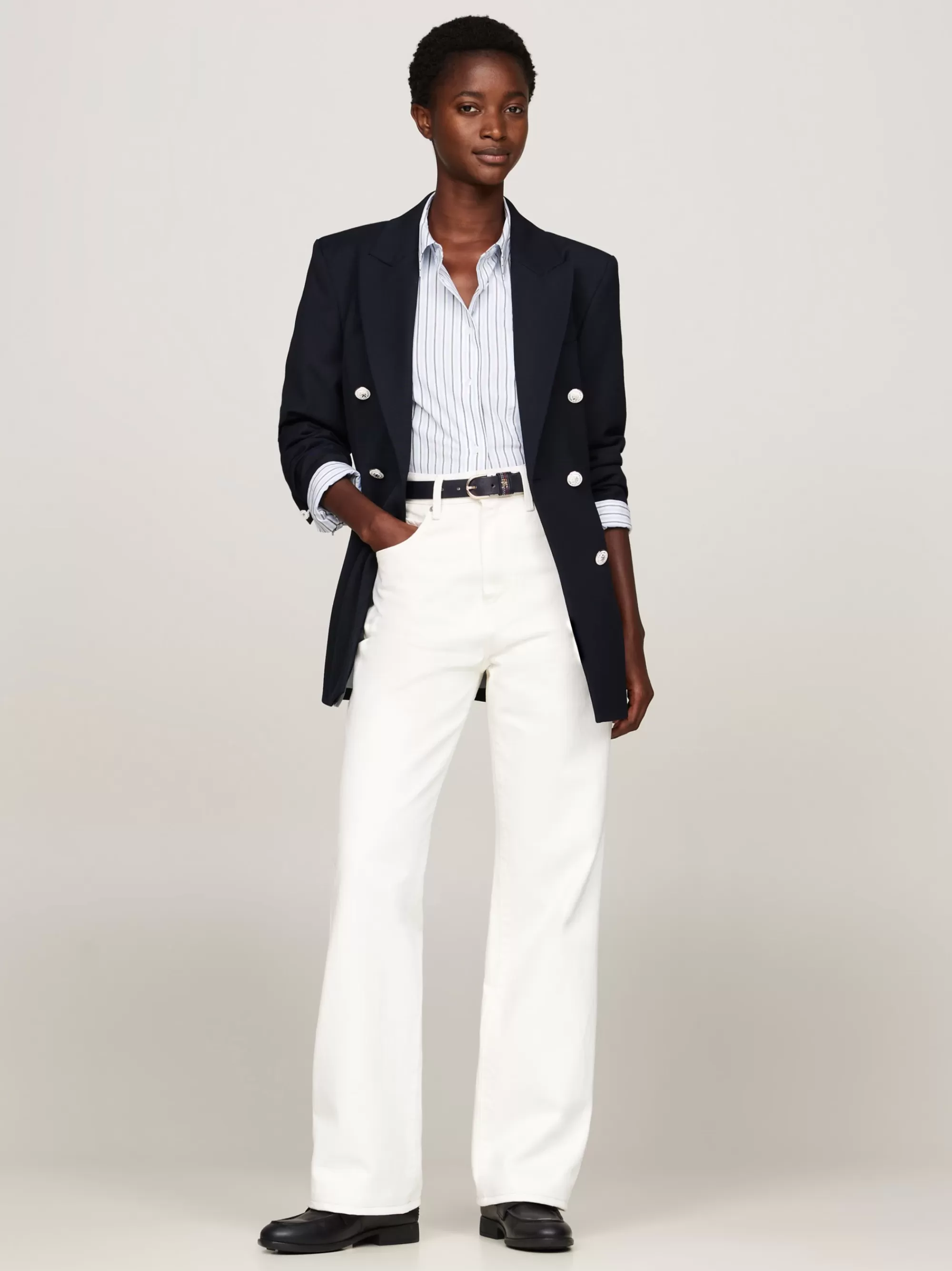 Co-Ords | Blazers*Tommy Hilfiger Fitted Double-breasted Blazer DESERT SKY