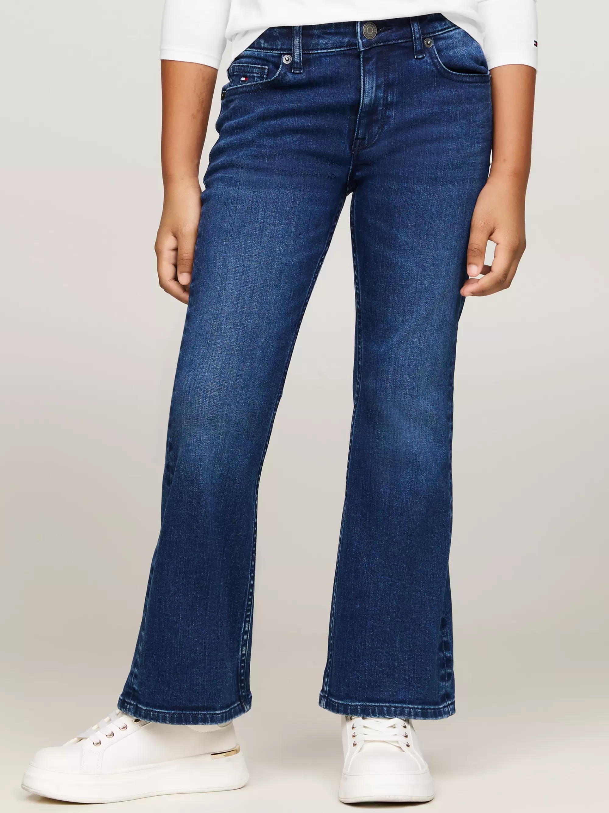 Jeans*Tommy Hilfiger Flared Jeans Met Fading CORALBLUE