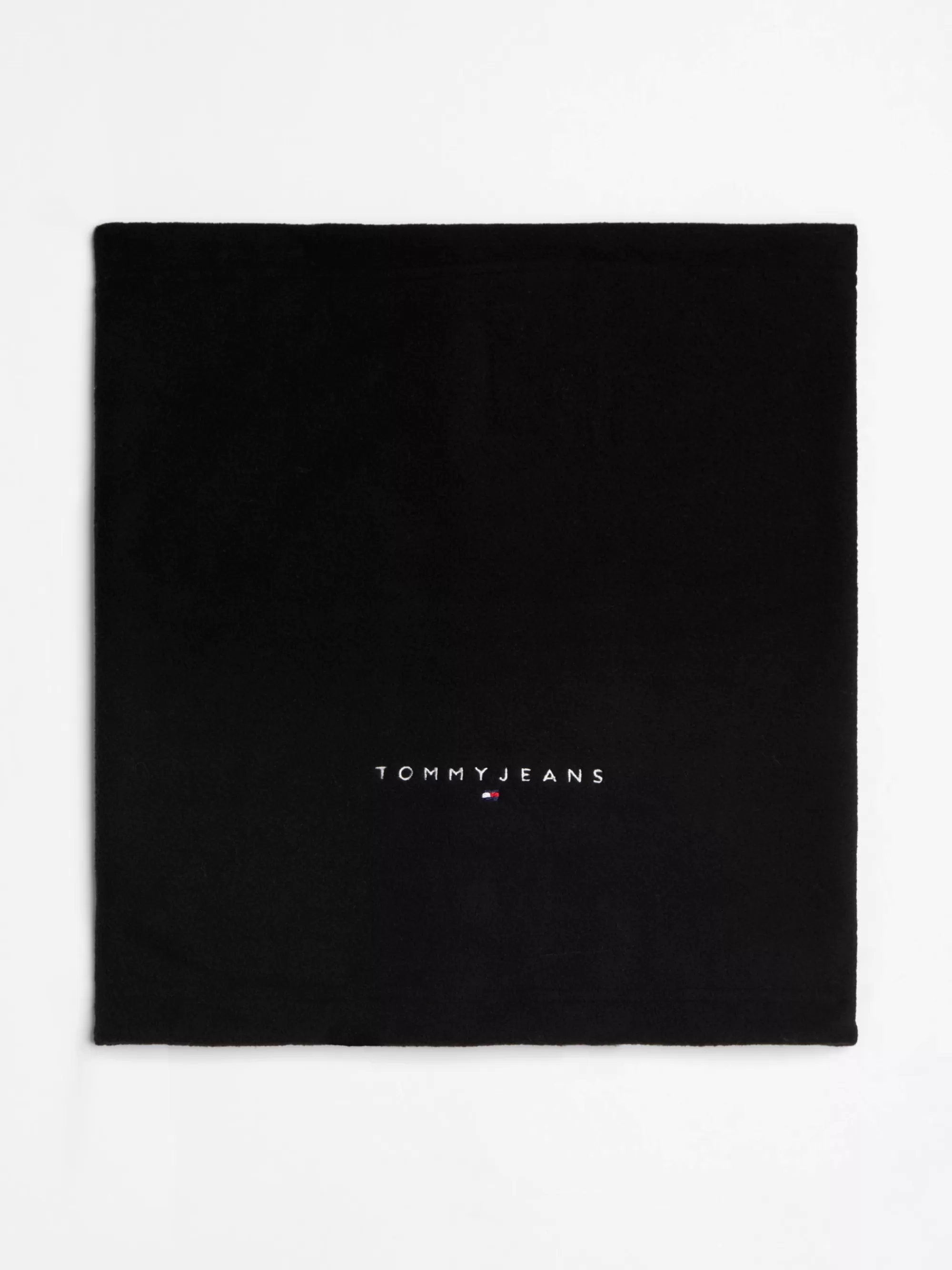 Mutsen, Handschoenen & Sjaals*Tommy Hilfiger Fleece Colsjaal Met Geborduurd Logo BLACK