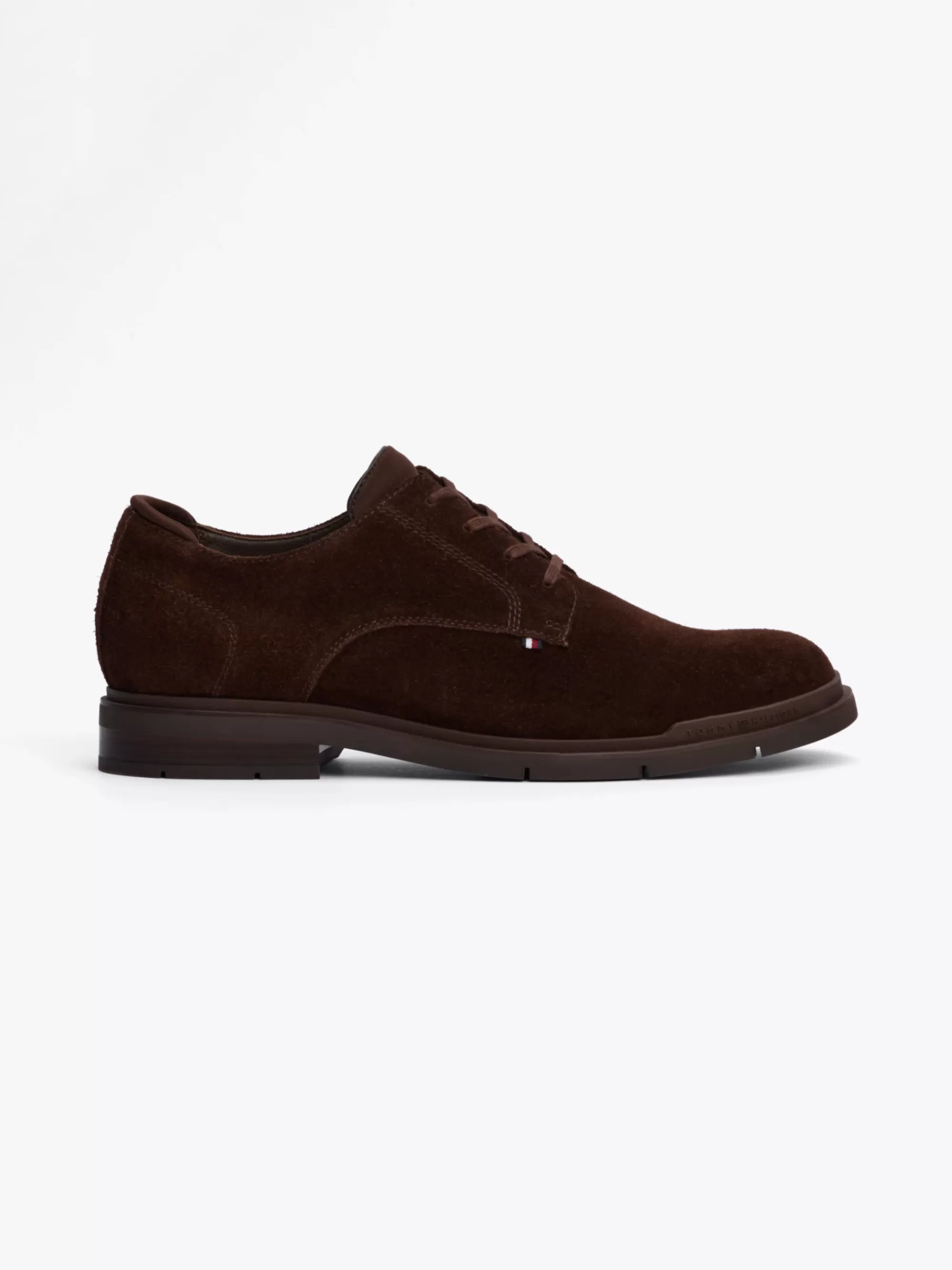 Formele Schoenen*Tommy Hilfiger Flexibele Veterschoen Van Suède COCOA