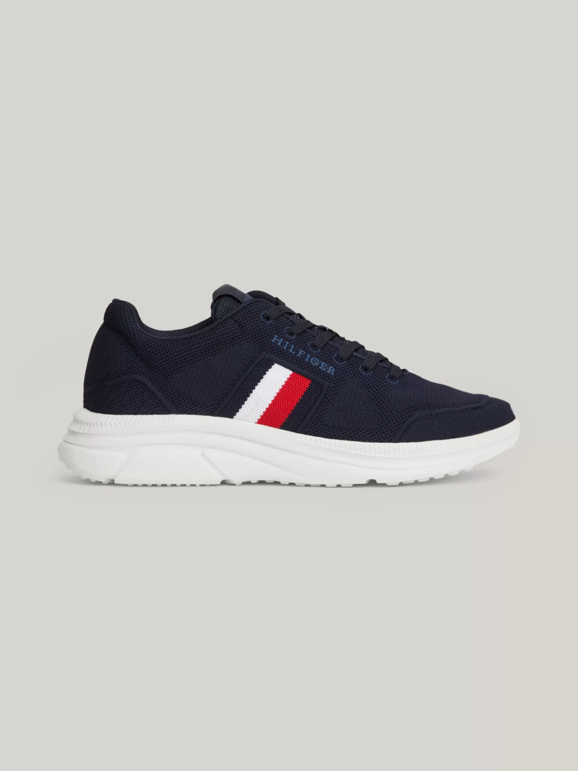 Sneakers*Tommy Hilfiger Gebreide Hardloopsneaker Met Signature-tape DESERT SKY