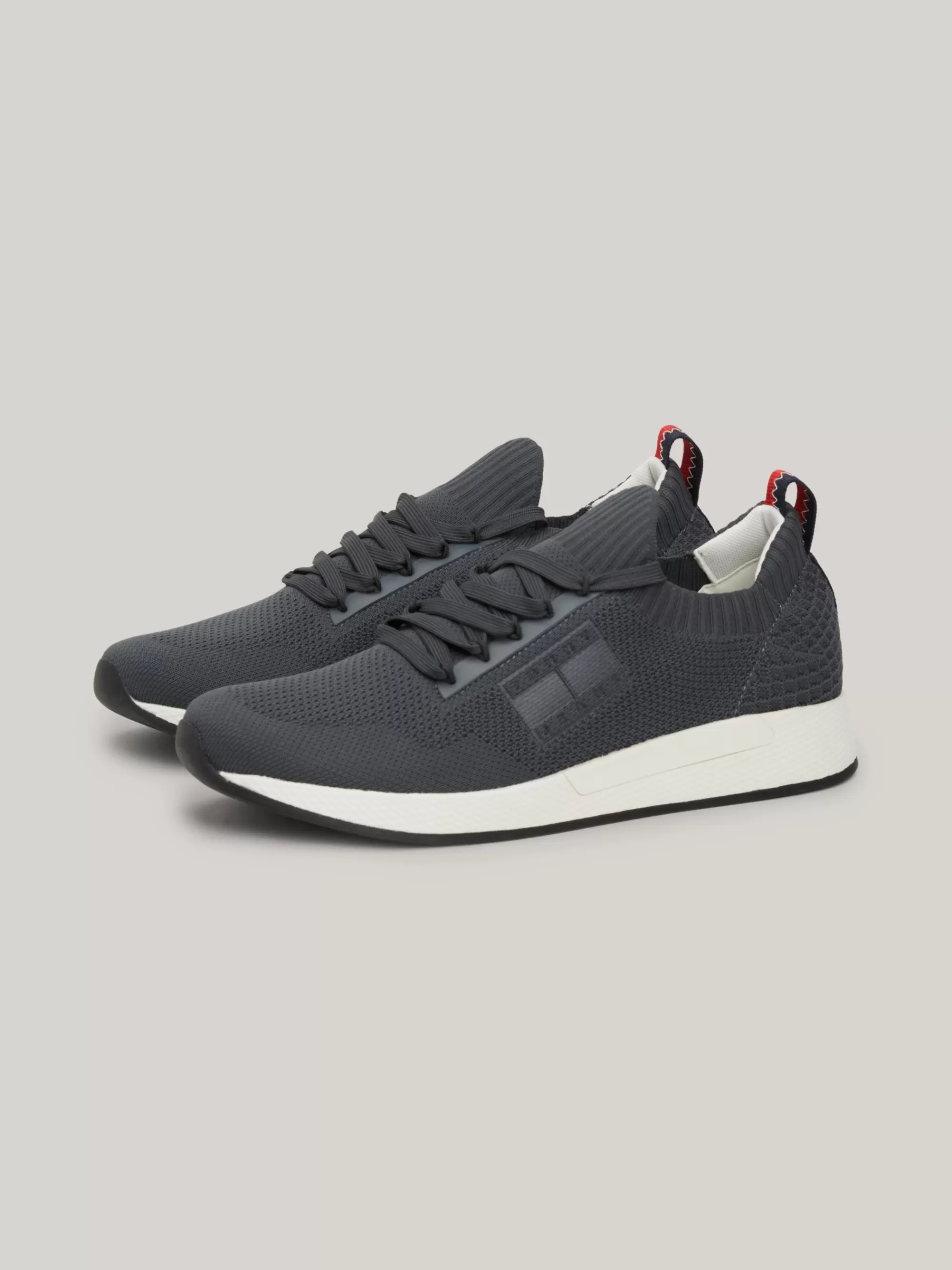Sneakers*Tommy Hilfiger Gebreide Hardloop-soksneaker NEW CHARCOAL