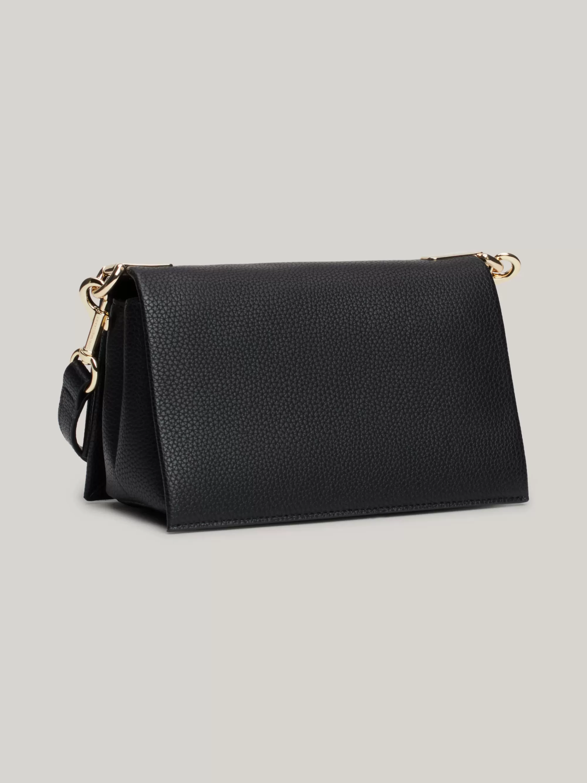 Crossbodytassen*Tommy Hilfiger Gegranuleerde Crossbodytas Met TH-monogram BLACK
