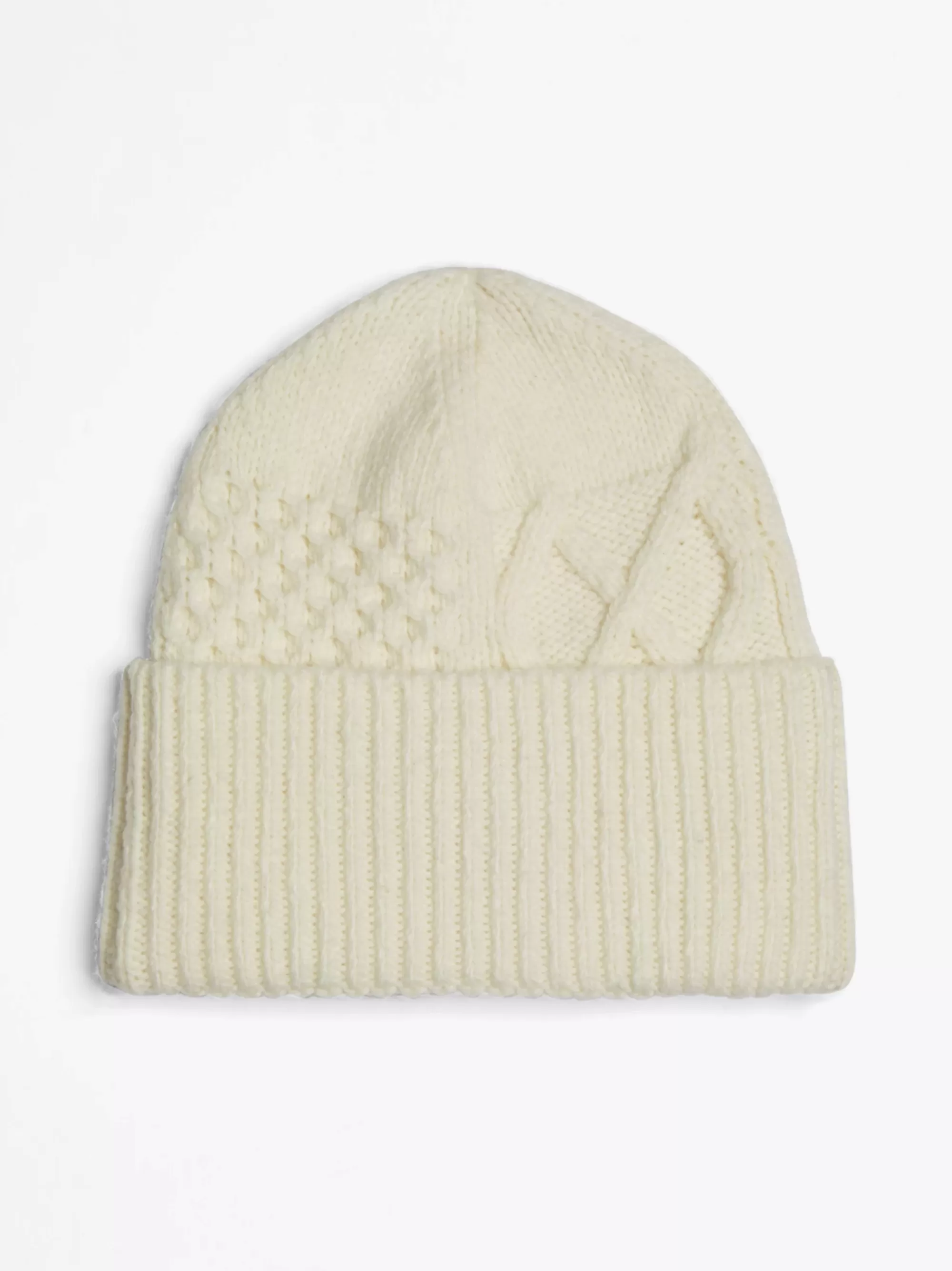 Mutsen | Mutsen, Handschoenen & Sjaals*Tommy Hilfiger Gemengd Gebreide Beanie Met Wol En Vlag IVORY