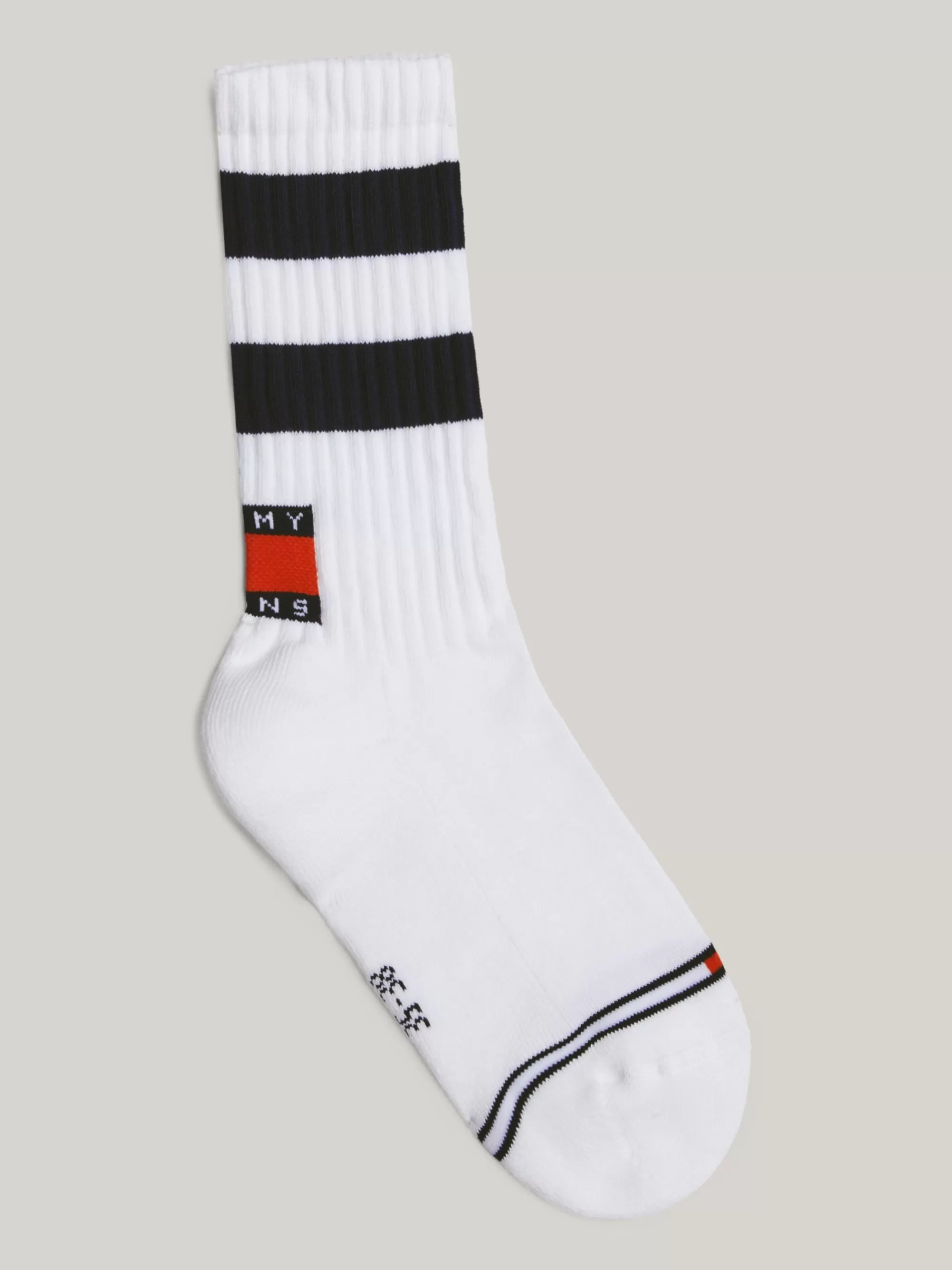 Ondergoed & Sokken | Underwear & Socks*Tommy Hilfiger Geribde Sokken Met Streep WHITE / NAVY