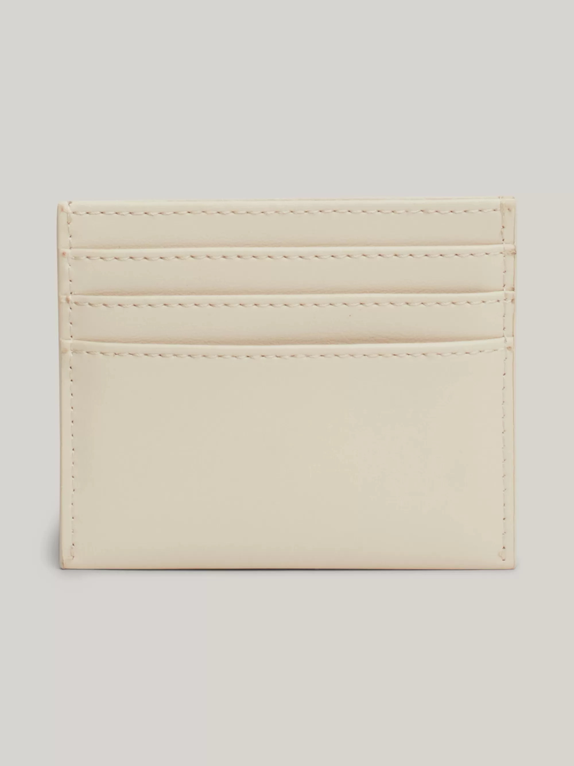 Portemonnees & Sleutelhangers*Tommy Hilfiger Getextureerde Creditcardhouder CLASSIC BEIGE