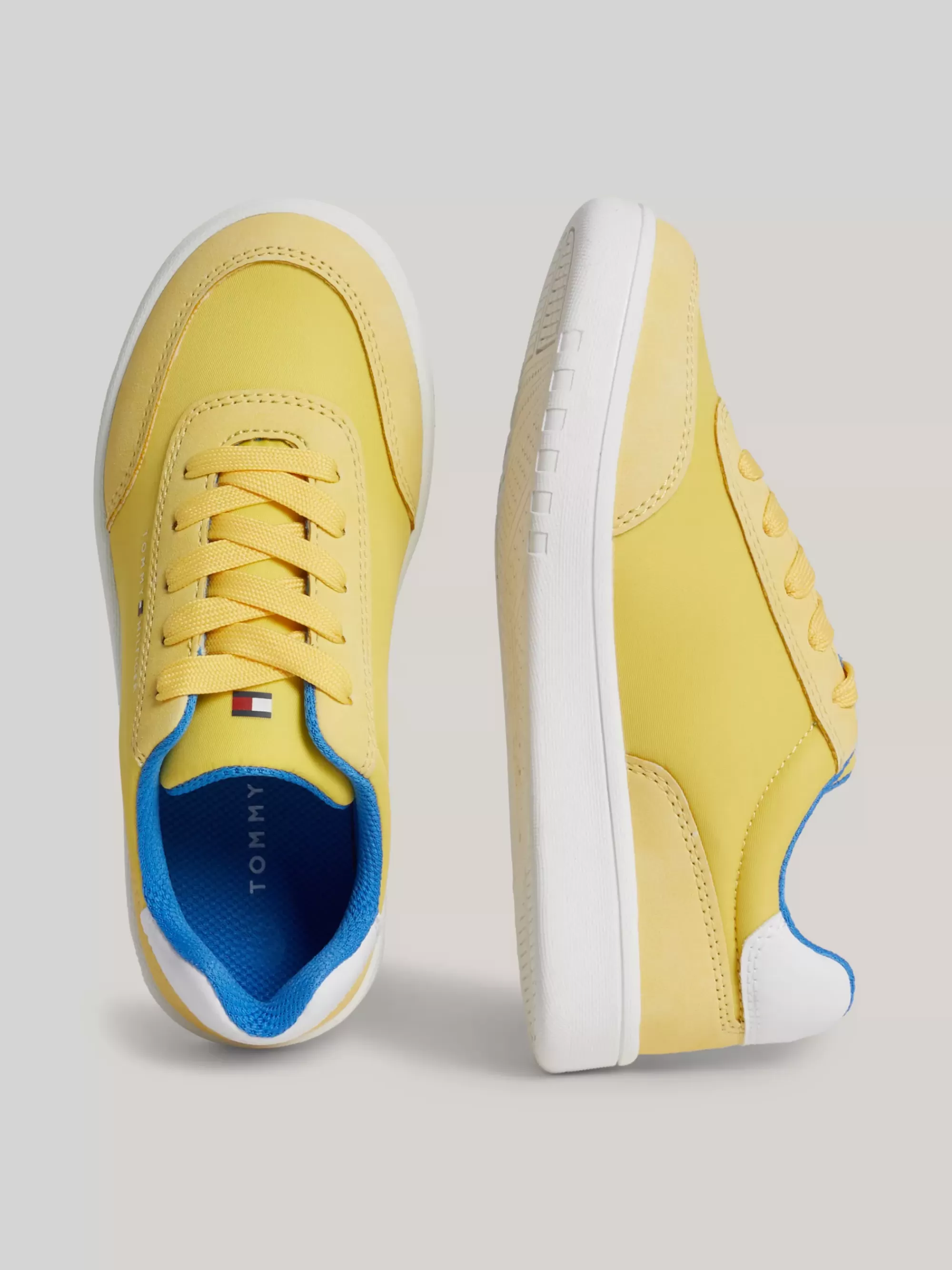 Schoenen & Accessoires | Schoenen & Accessoires*Tommy Hilfiger Getextureerde Vetersneaker YELLOW