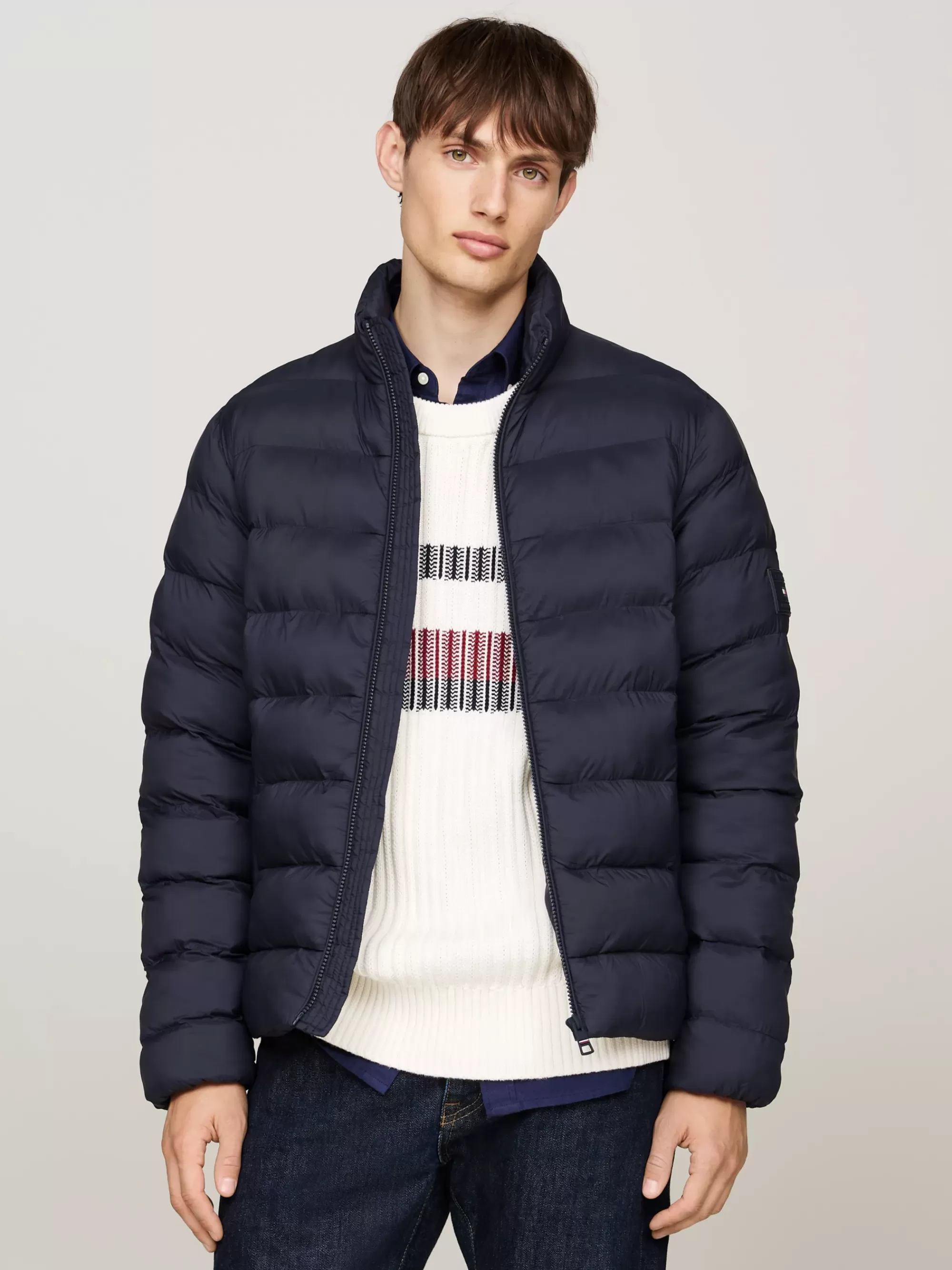 Jassen & Jacks*Tommy Hilfiger Gewatteerd Jack Met Thermo-isolatie DESERT SKY