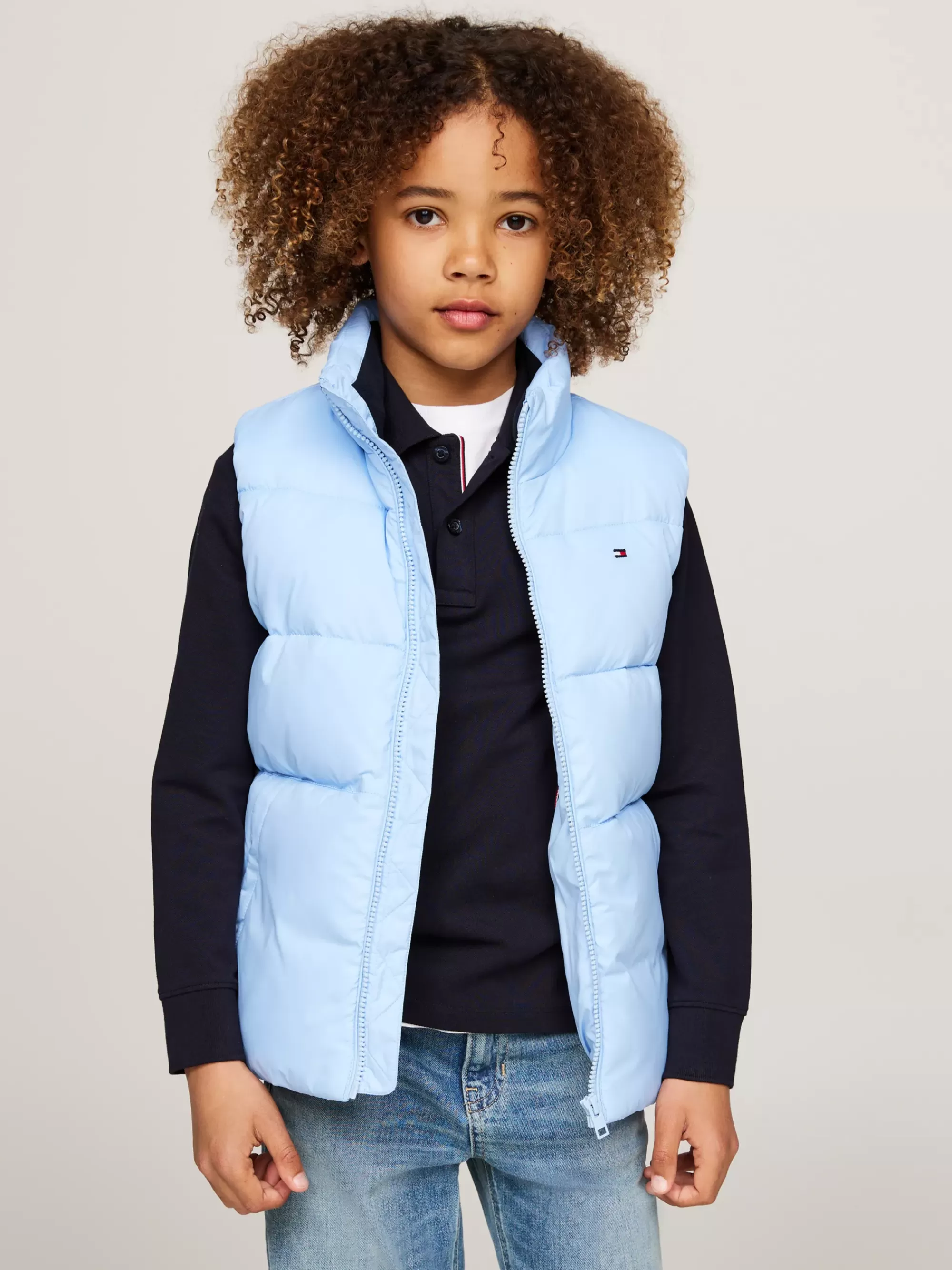 Jassen*Tommy Hilfiger Gewatteerde Relaxed Fit Bodywarmer VESSEL BLUE