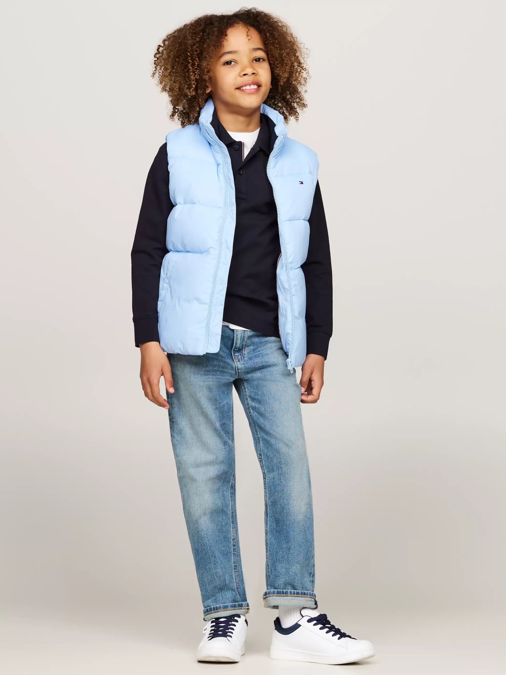 Jassen*Tommy Hilfiger Gewatteerde Relaxed Fit Bodywarmer VESSEL BLUE