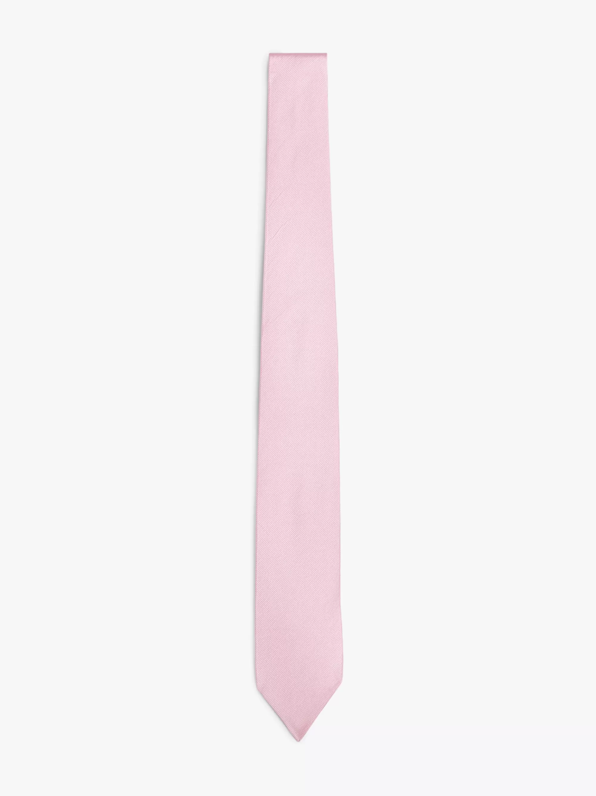 Stropdassen & Pochetten*Tommy Hilfiger Geweven Zijden Das PINK SHADE