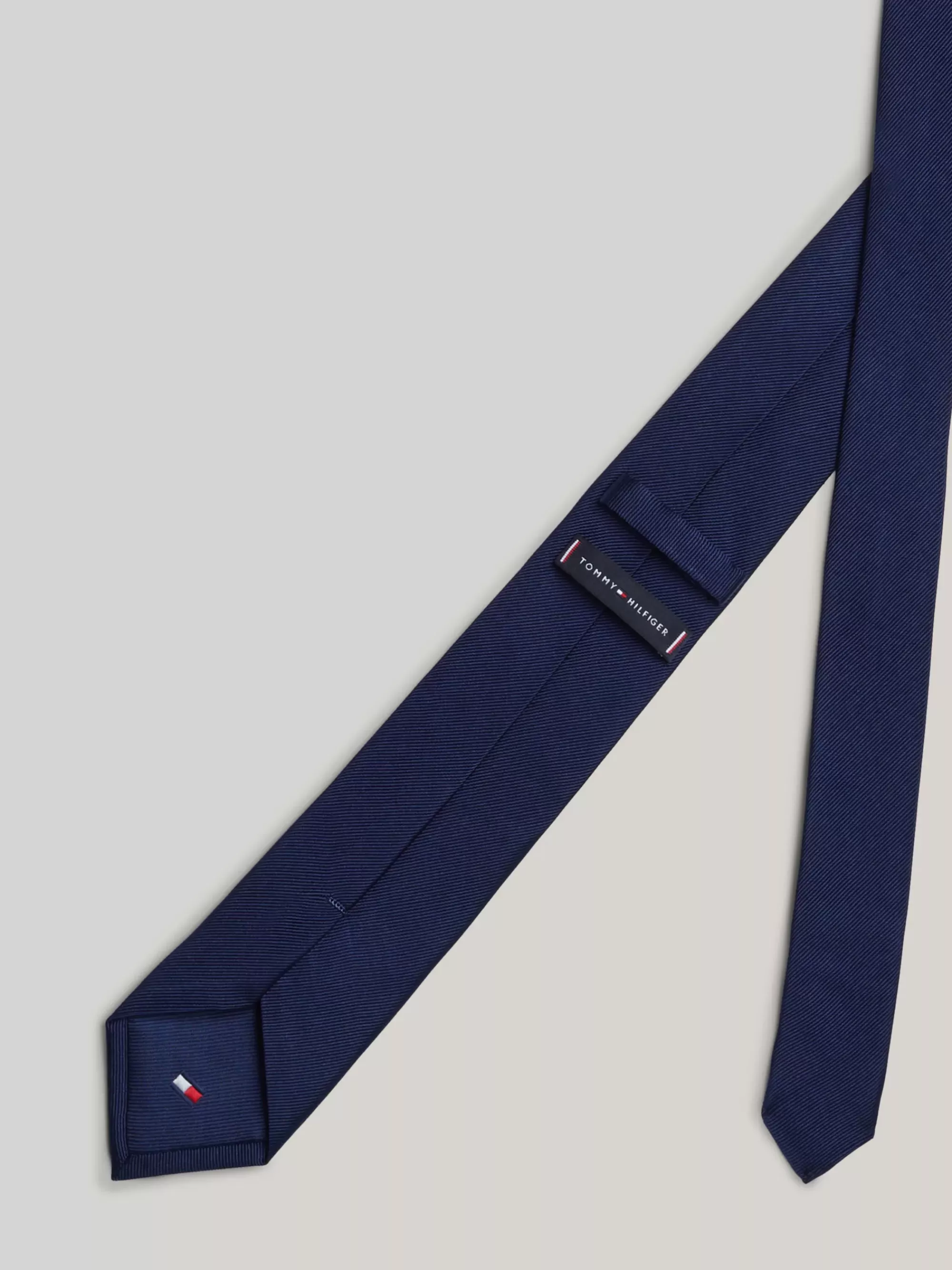 Stropdassen & Pochetten*Tommy Hilfiger Geweven Zijden Das DESERT SKY