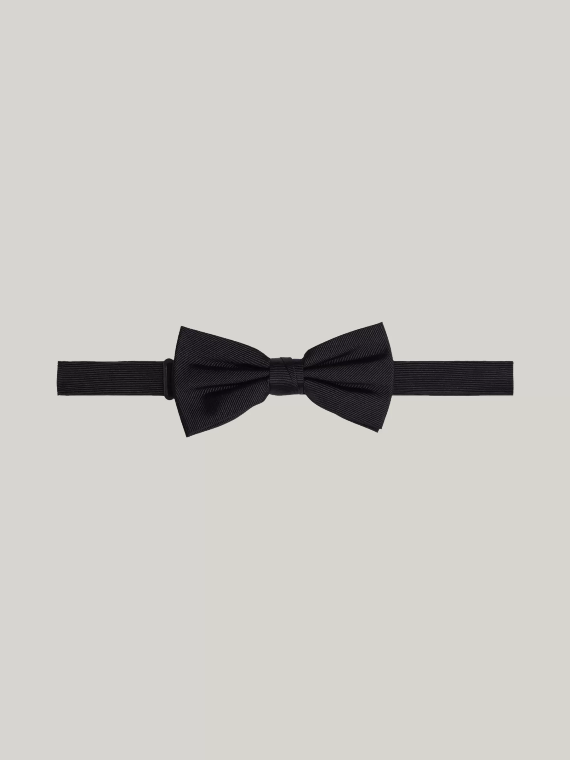 Stropdassen & Pochetten*Tommy Hilfiger Geweven Zijden Vlinderdas BLACK