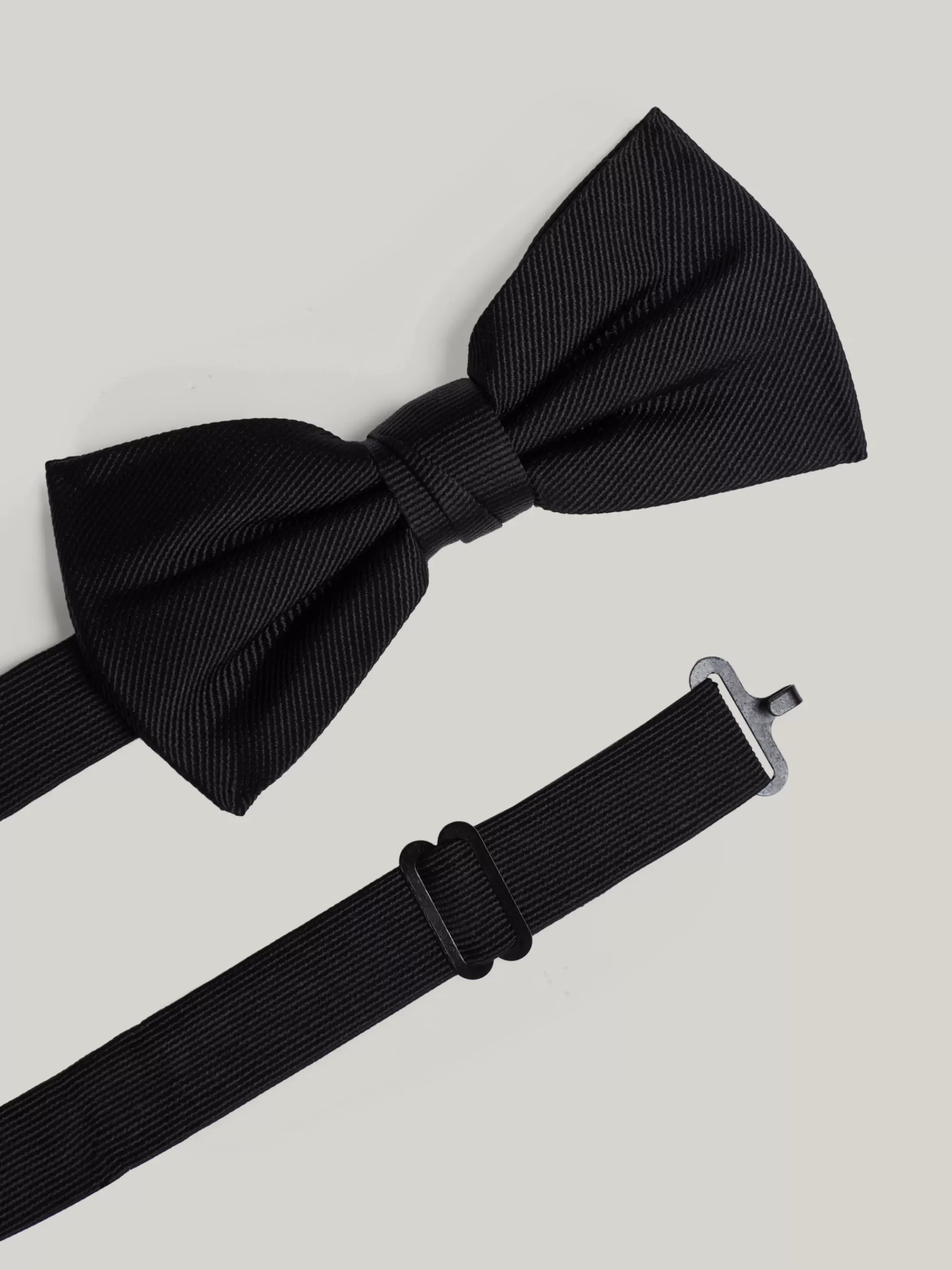 Stropdassen & Pochetten*Tommy Hilfiger Geweven Zijden Vlinderdas BLACK