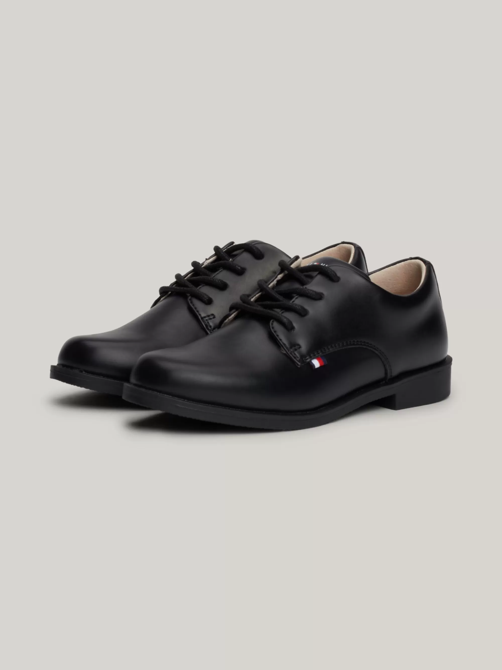Schoenen & Accessoires*Tommy Hilfiger Gladde Veterschoen BLACK