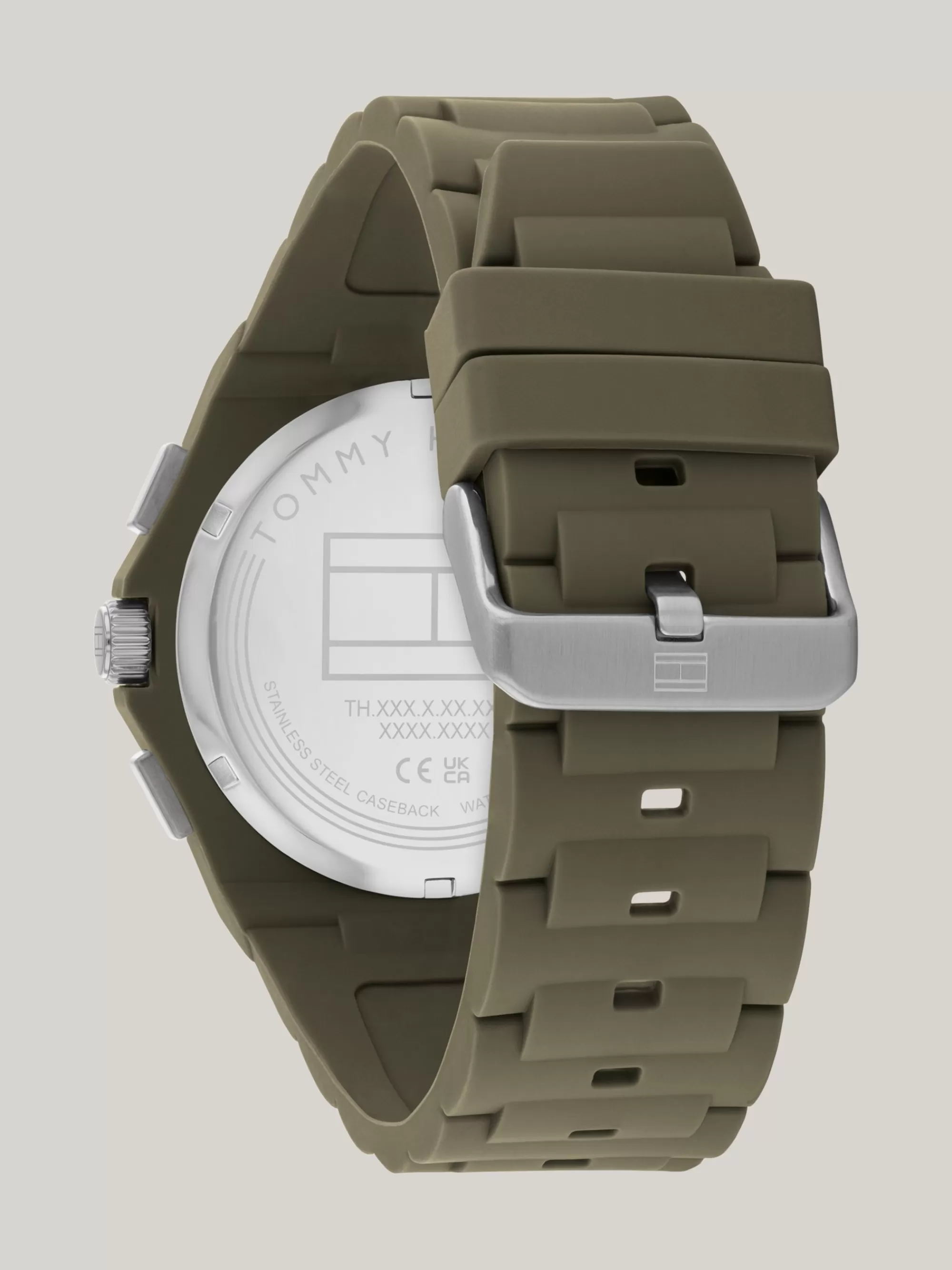 Horloges*Tommy Hilfiger Groen Horloge Met Siliconen Band GREEN