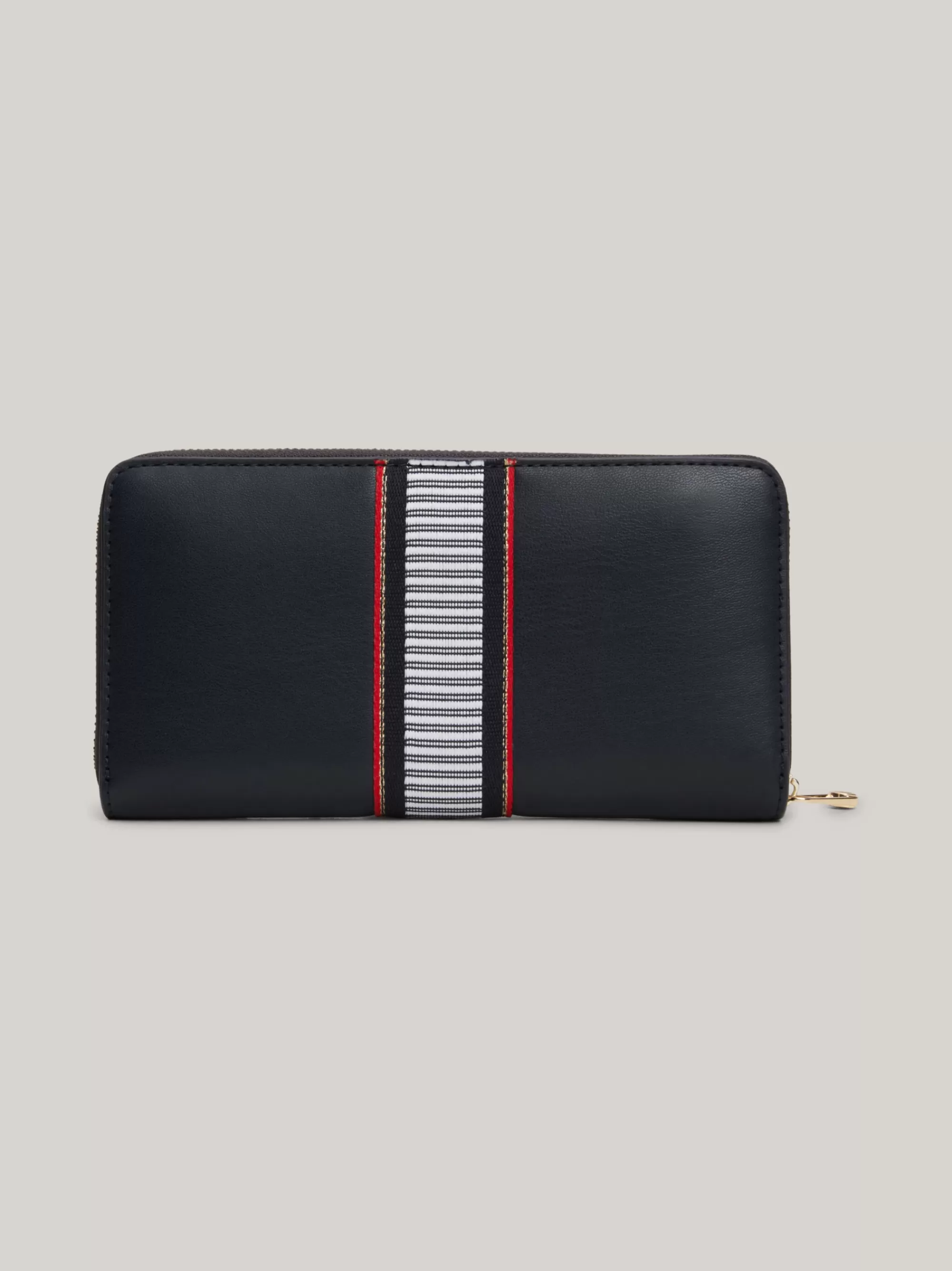 Portemonnees & Sleutelhangers*Tommy Hilfiger Grote Zip-around Portemonnee Met Webbing SPACE BLUE