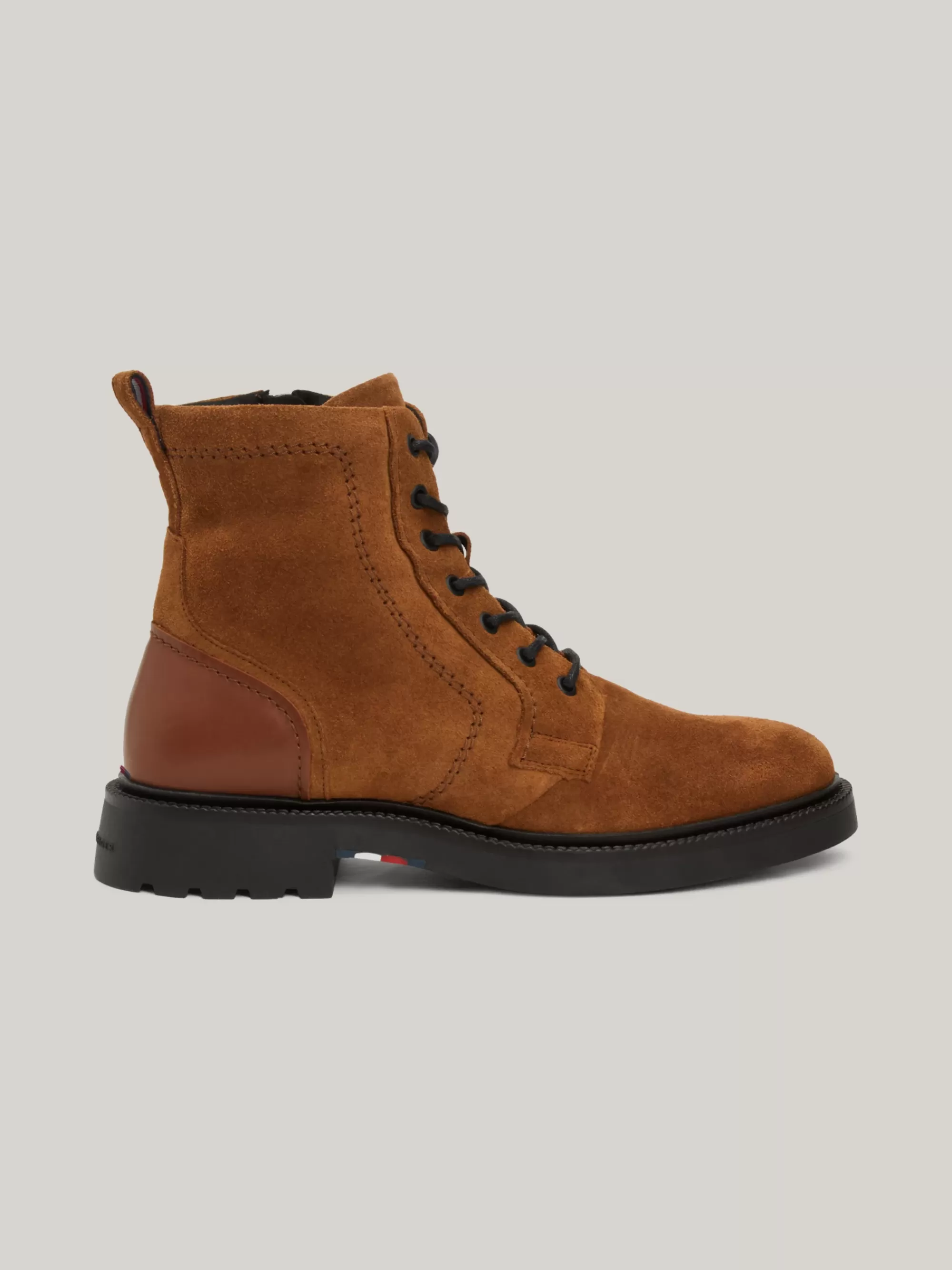 Veterboots | Laarzen*Tommy Hilfiger Halfhoge Suède Laarzen Met Rits COCONUT GROVE