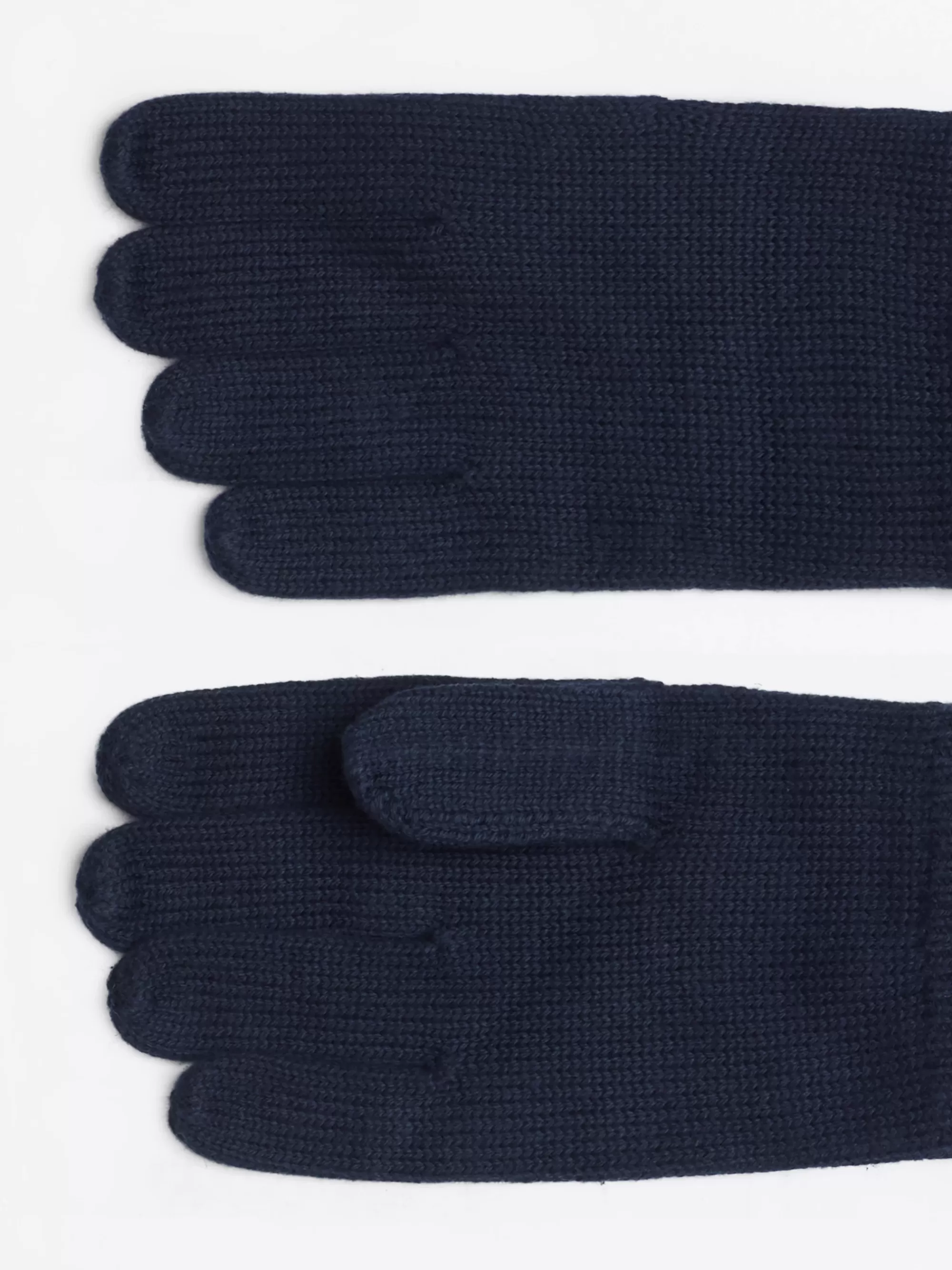 Mutsen, Handschoenen & Sjaals*Tommy Hilfiger Handschoenen Met Kasjmier En Geborduurde Vlag SPACE BLUE