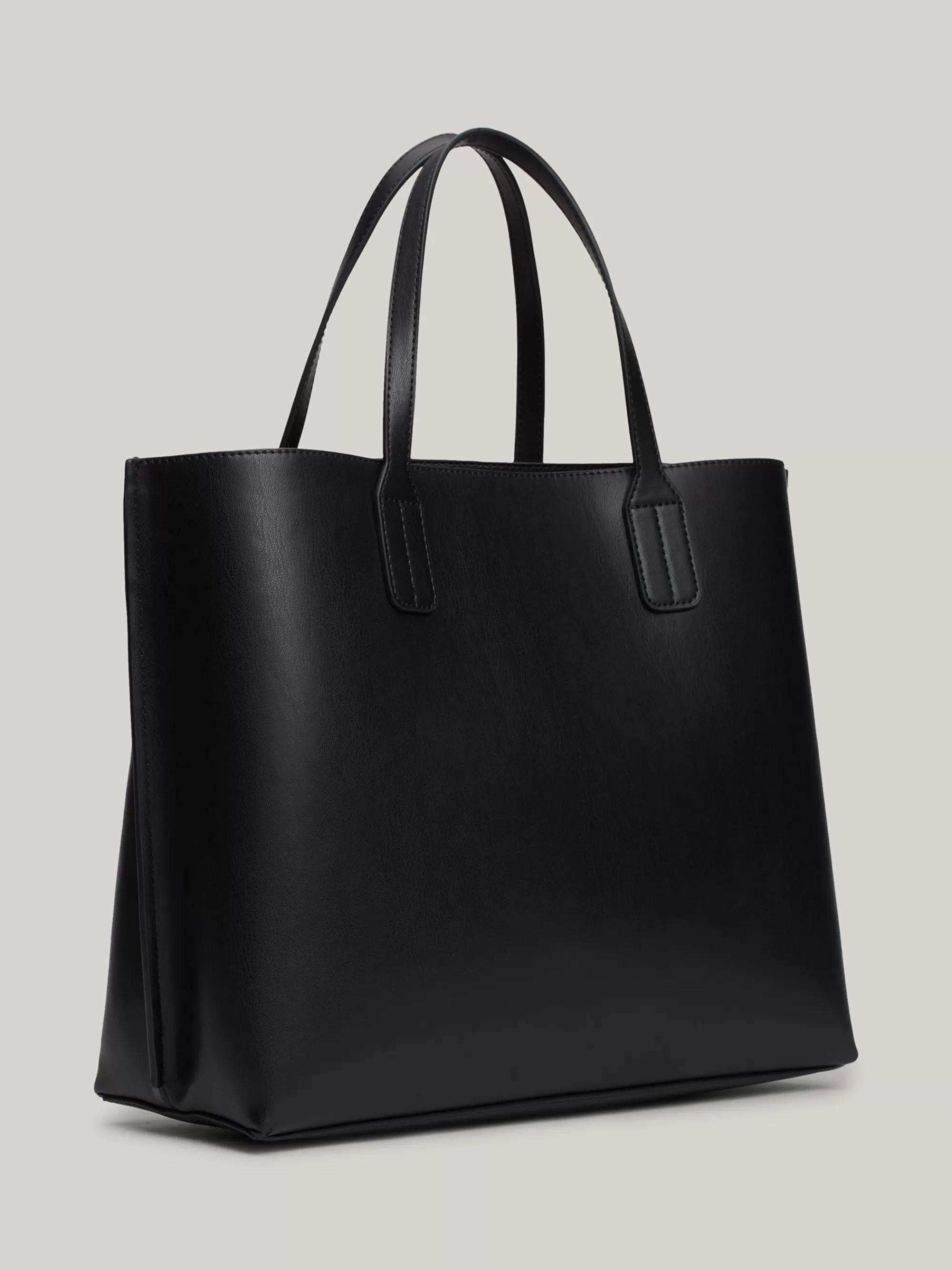Crossbodytassen*Tommy Hilfiger Handtas Met Logoband En TH-monogram BLACK