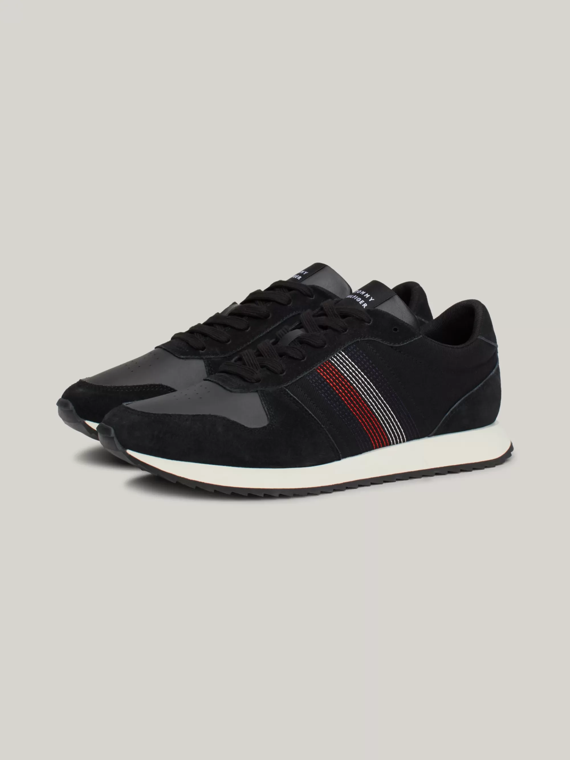 Sneakers*Tommy Hilfiger Hardloopsneaker Met Gekartelde Zool BLACK
