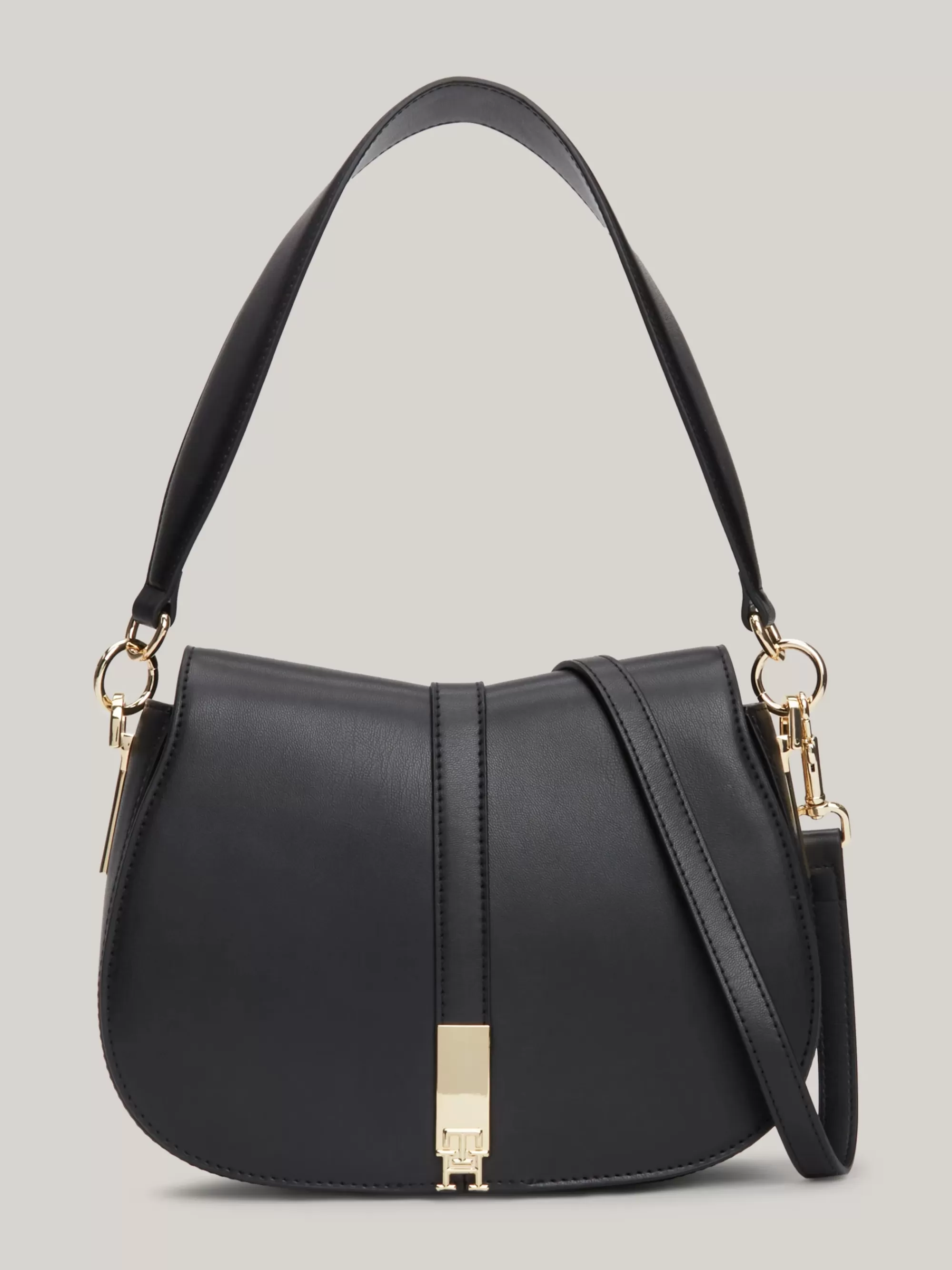 Crossbodytassen*Tommy Hilfiger Heritage Crossbody-saddlebag BLACK