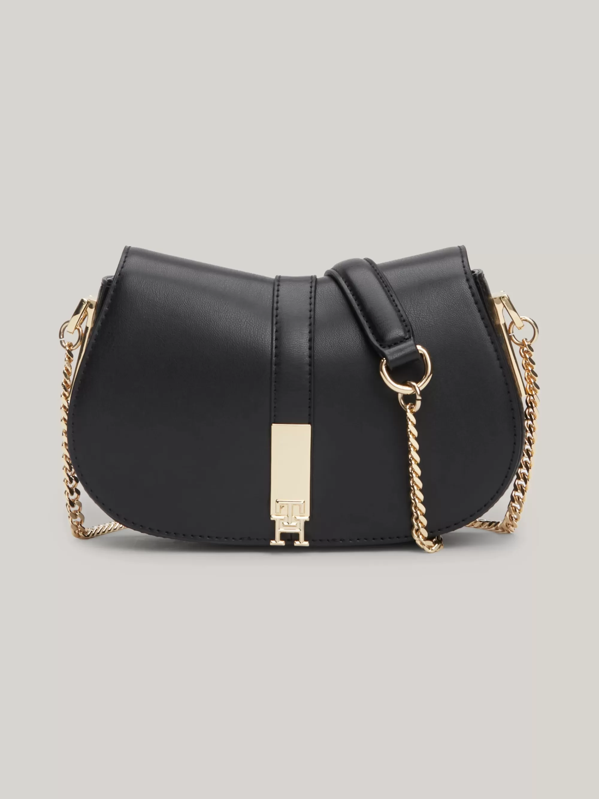 Crossbodytassen*Tommy Hilfiger Heritage Crossbodytas Met Ketting BLACK