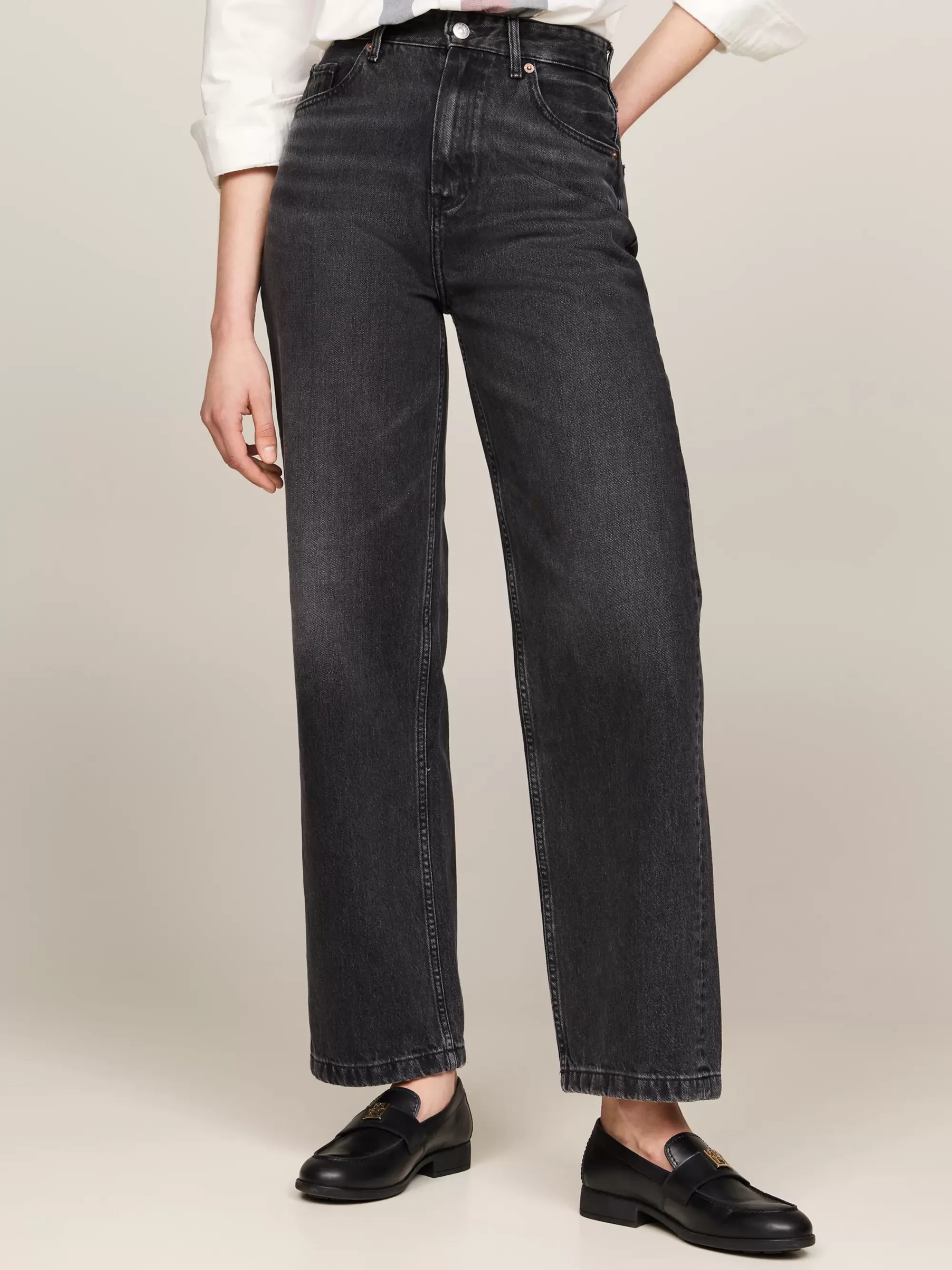 Jeans*Tommy Hilfiger High Rise Relaxed Straight Jeans CAL