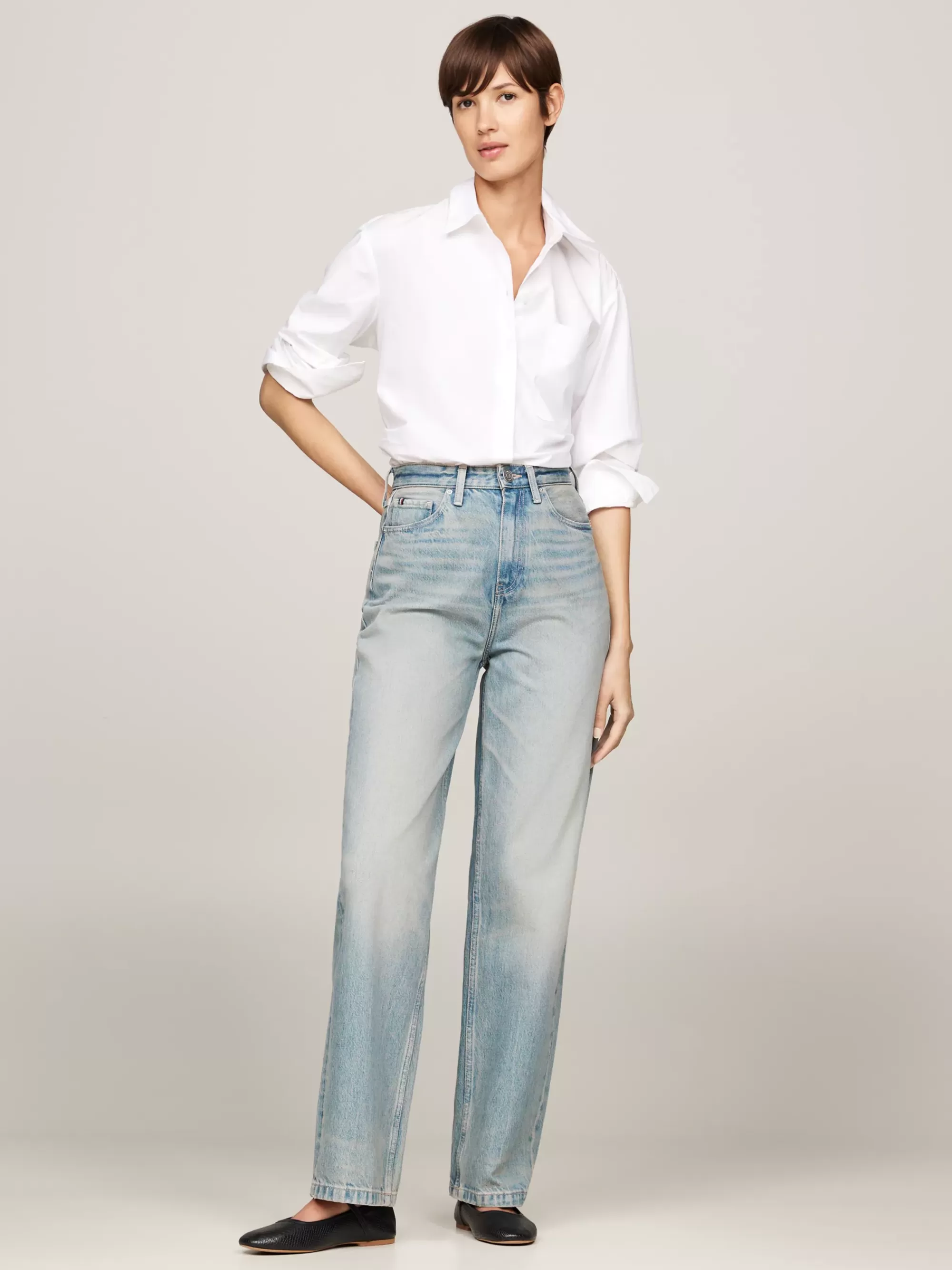 Jeans*Tommy Hilfiger High Rise Relaxed Straight Jeans JOY