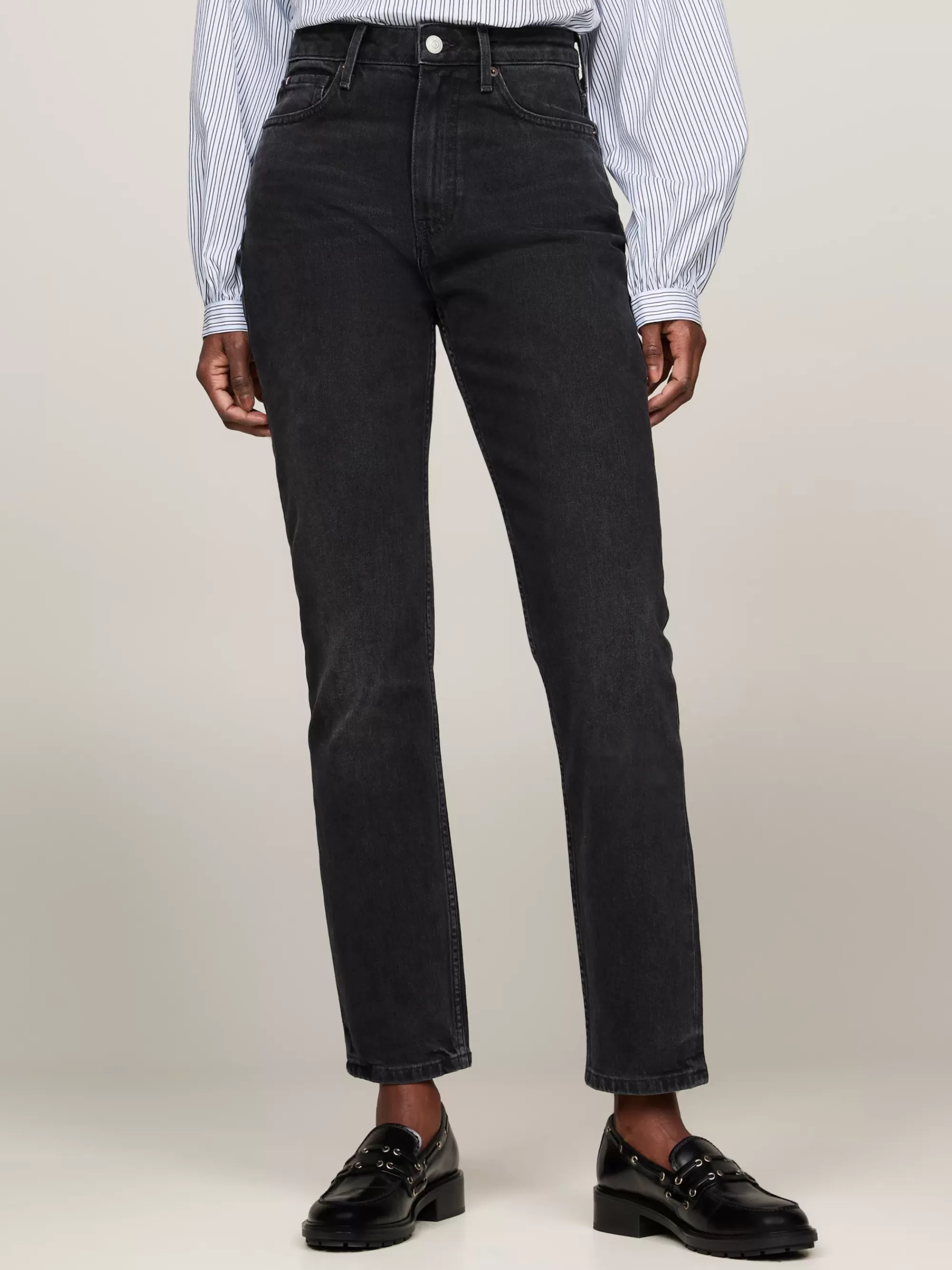 Jeans*Tommy Hilfiger High Rise Slim Fit Enkellange Jeans IRI