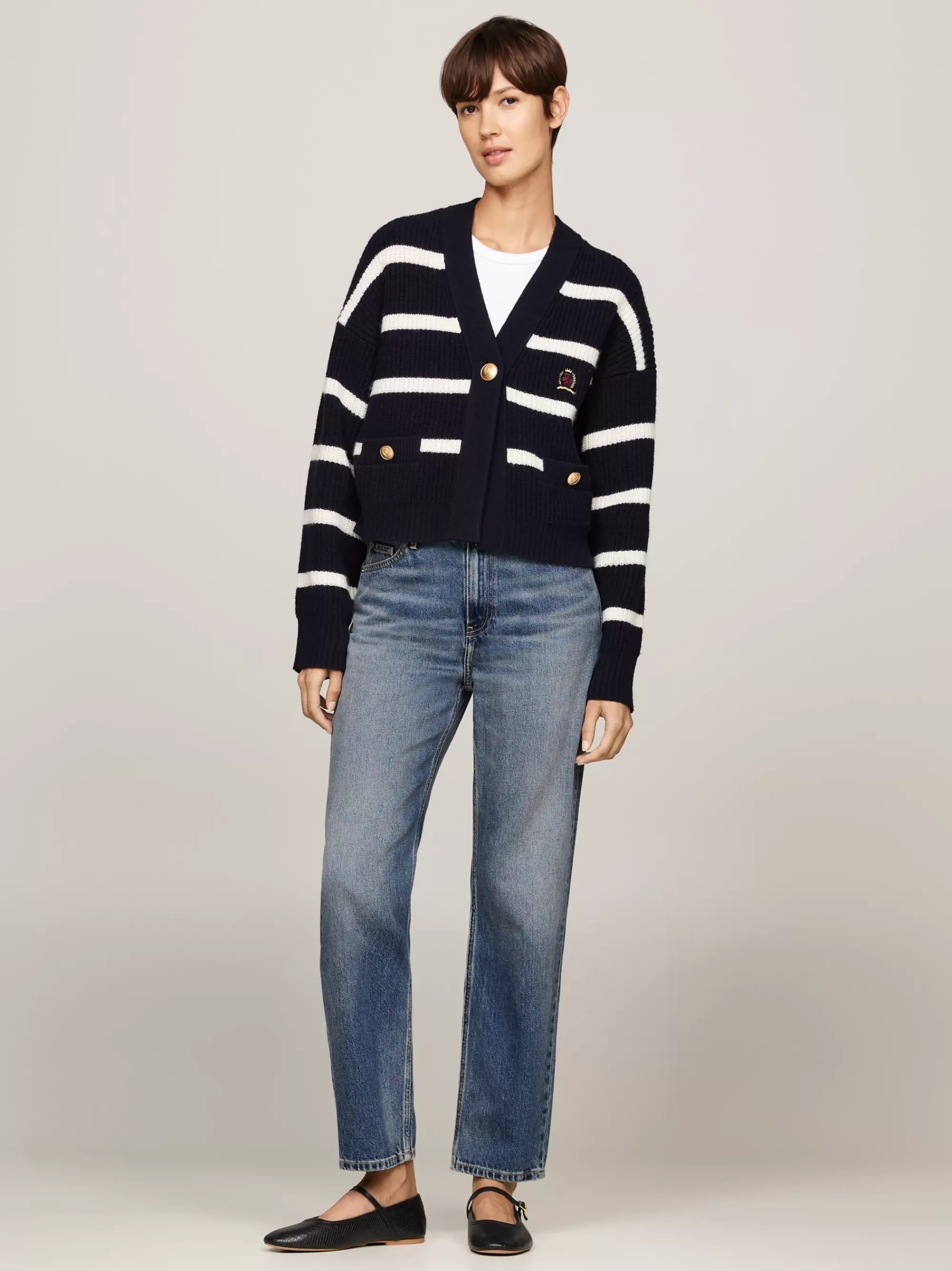 Jeans*Tommy Hilfiger High Rise Straight Enkellange Jeans PAT