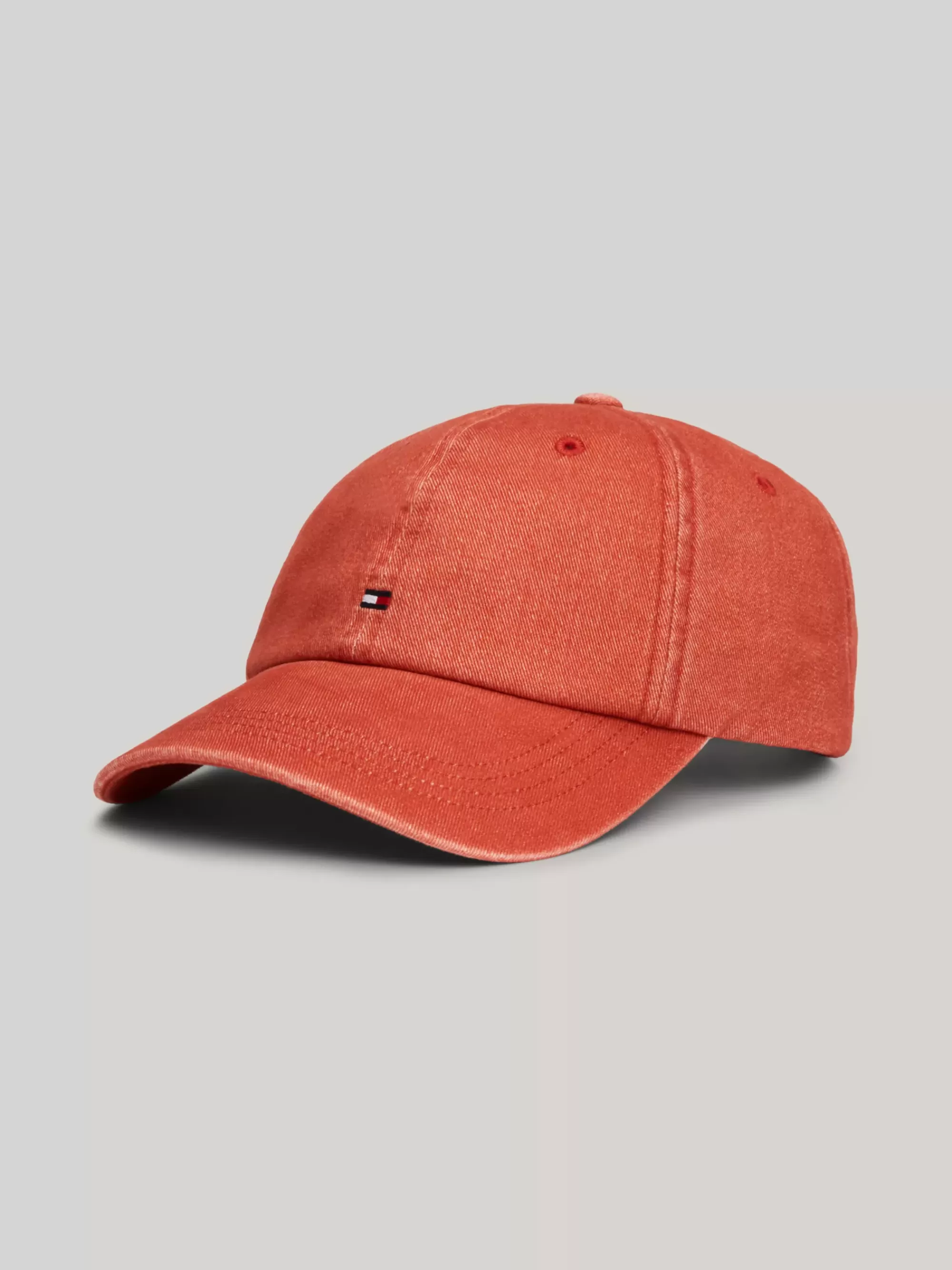 Petten | Mutsen, Handschoenen & Sjaals*Tommy Hilfiger Hilfiger Flag 6-panel Baseballpet TERRA RED