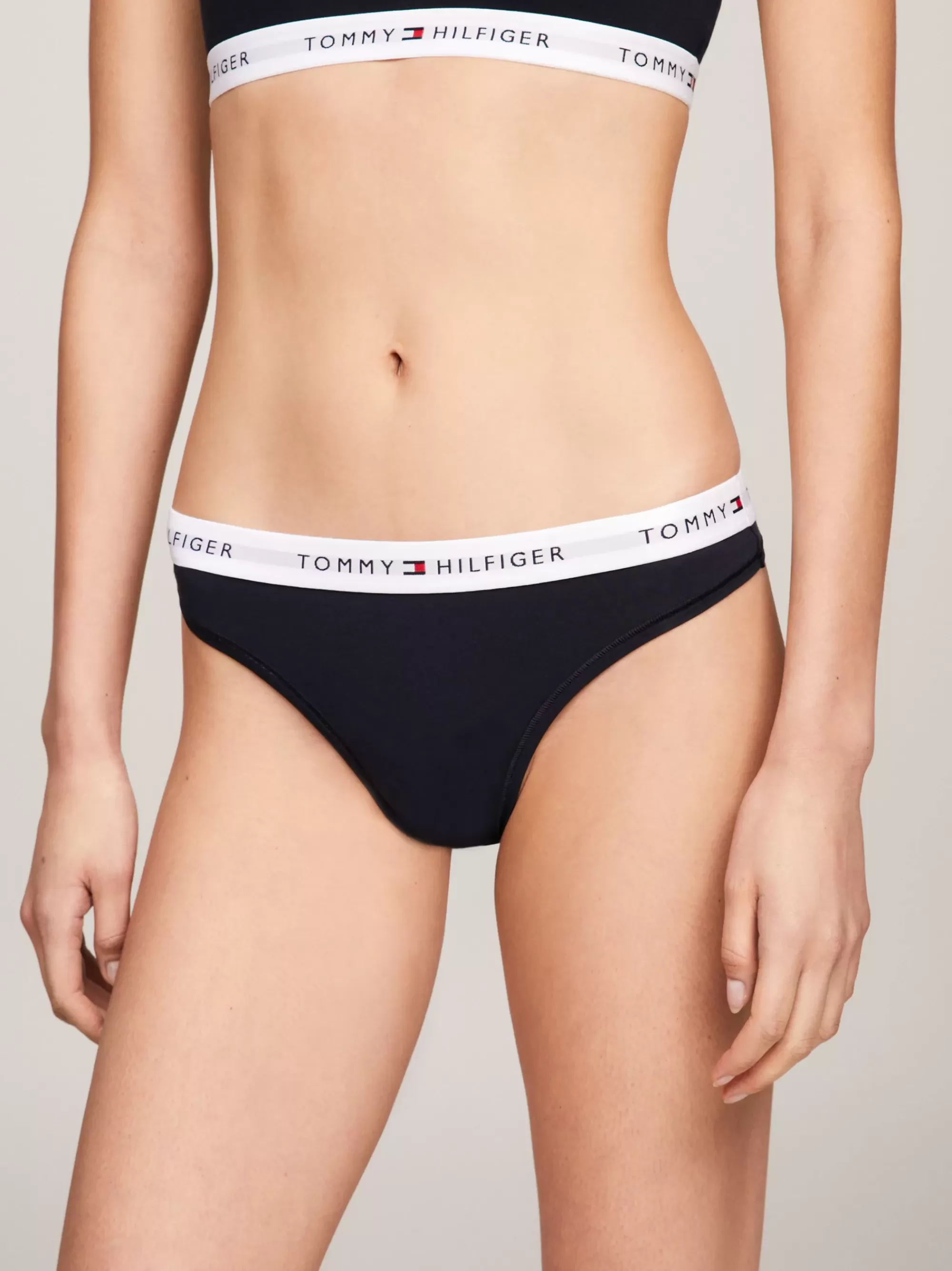 Slips | Lingerie*Tommy Hilfiger Hilfiger Icon String Met Logo DESERT SKY