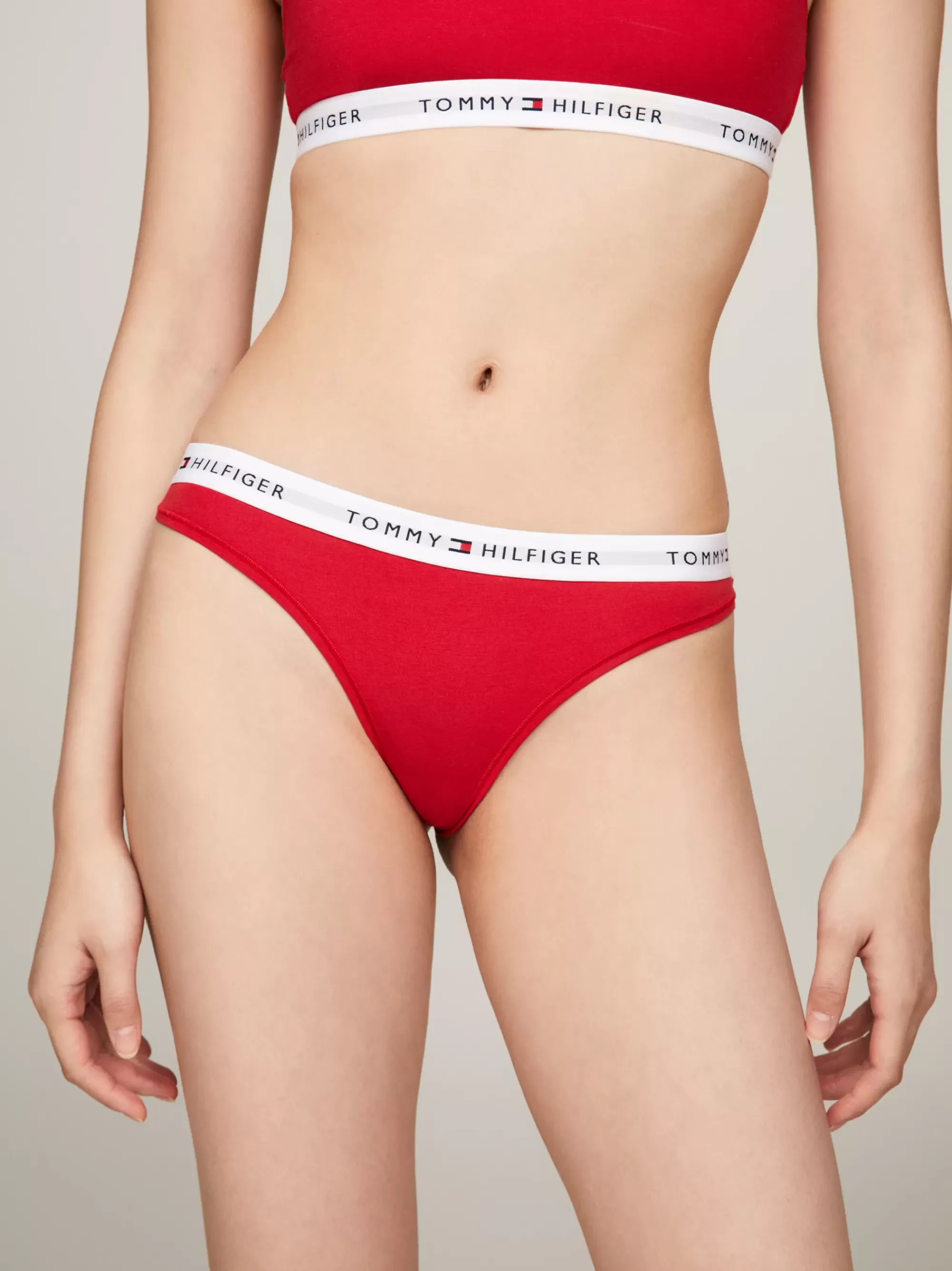 Slips | Lingerie*Tommy Hilfiger Hilfiger Icon String Met Logo PRIMARY RED