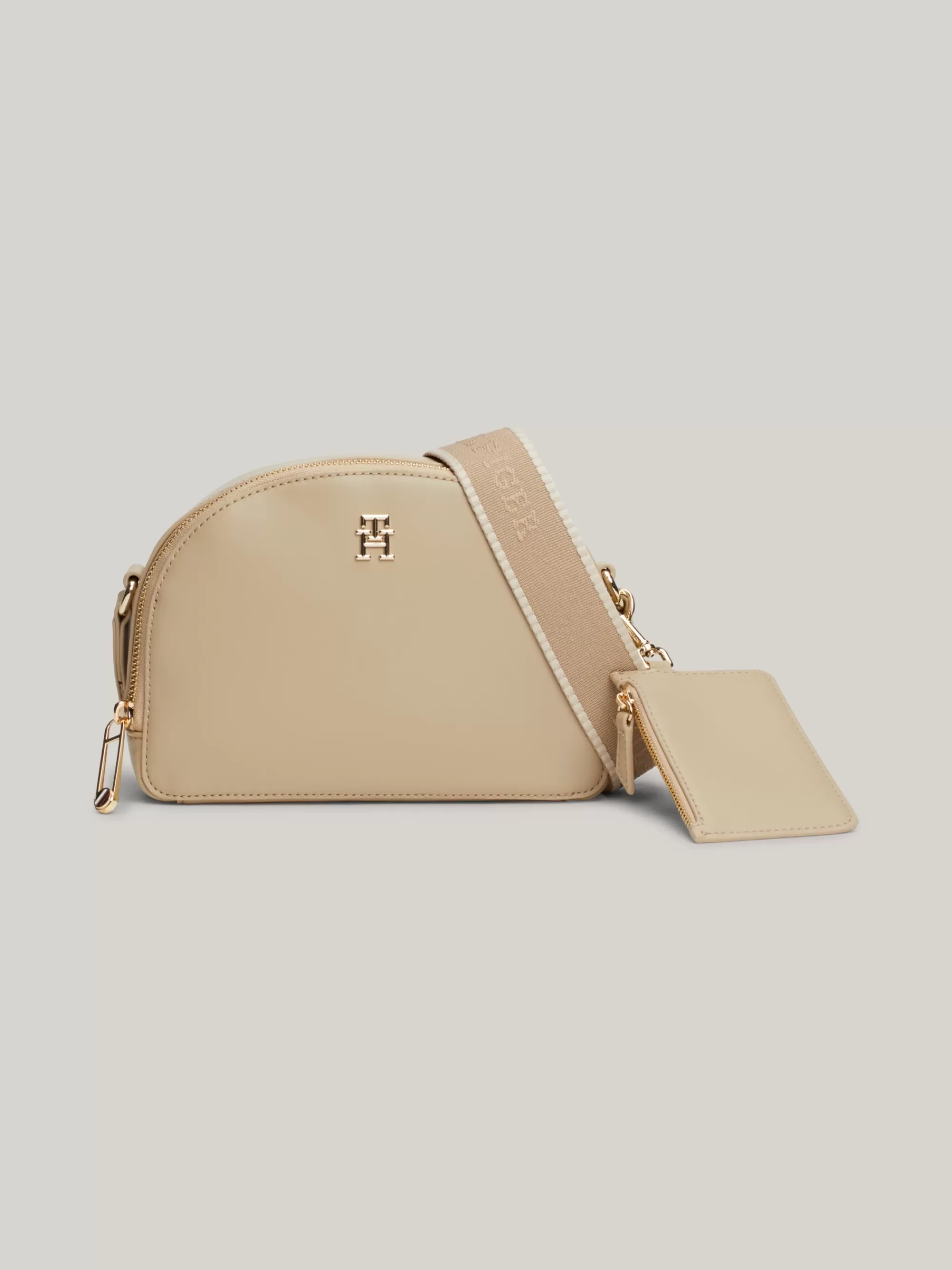 Crossbodytassen*Tommy Hilfiger Hilfiger Monotype Crossbodytas In Halve-maan-design BEIGE