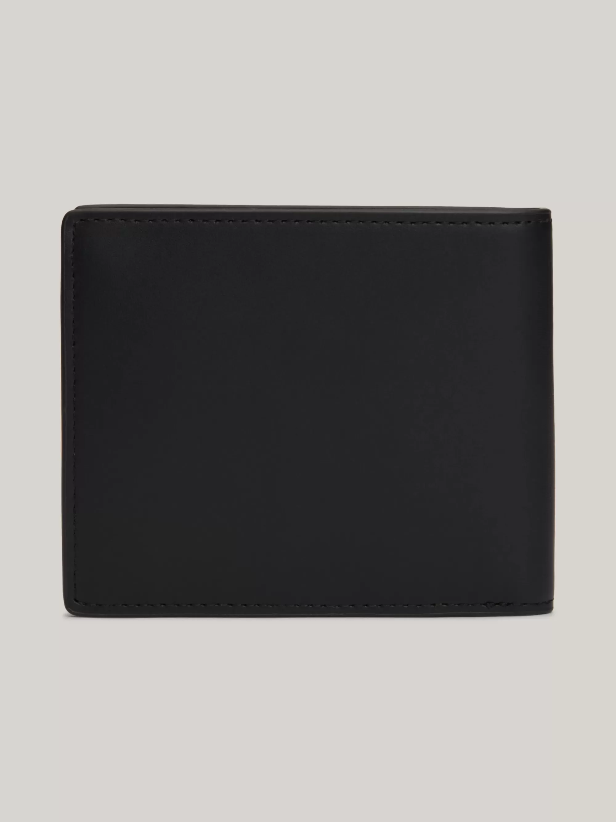 Portemonnees & Sleutelhangers*Tommy Hilfiger Hilfiger Monotype Leren Bifold Portemonnee BLACK