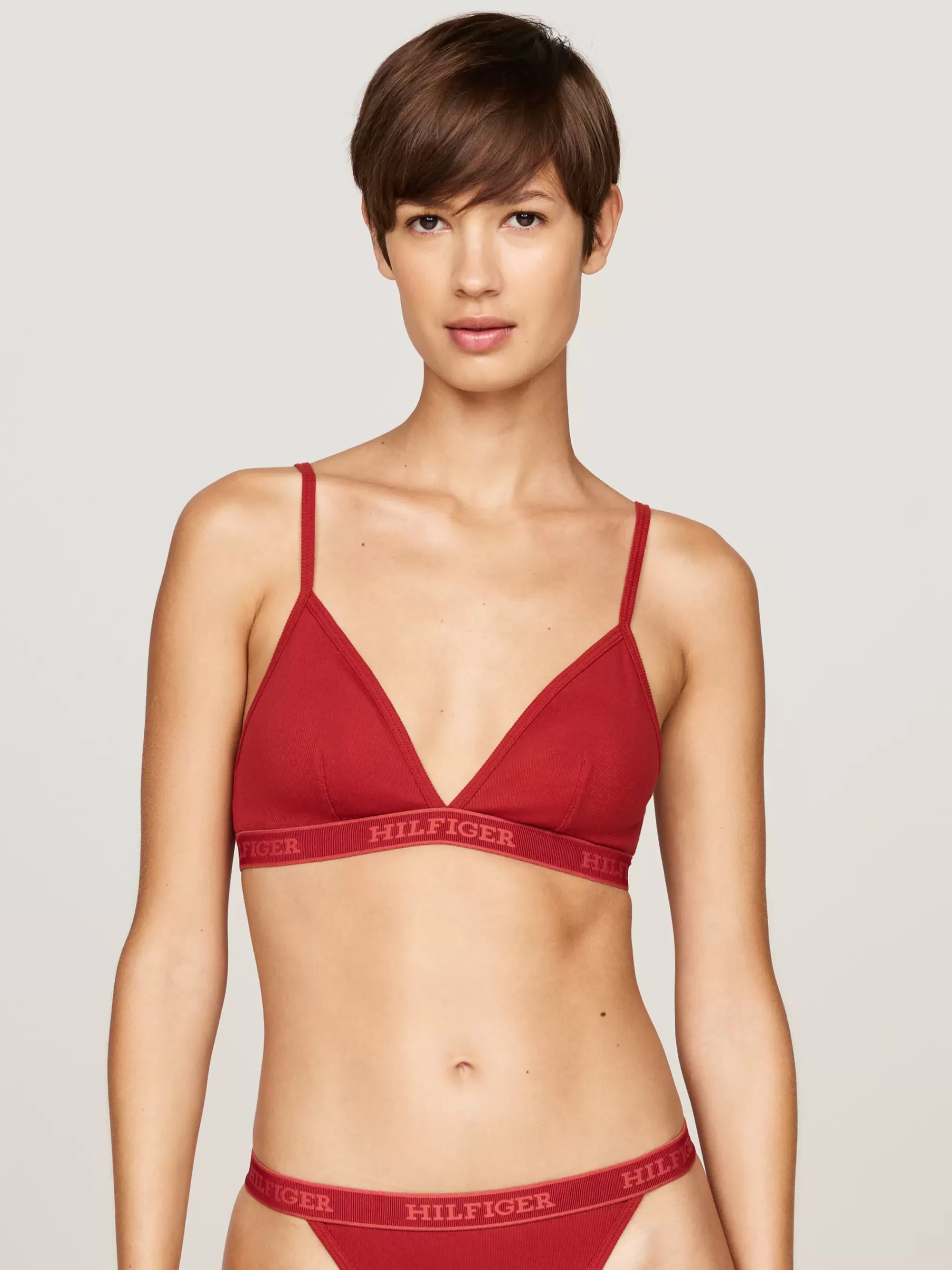 Bh's | Lingerie*Tommy Hilfiger Hilfiger Monotype Triangel-bh DARK MAGMA