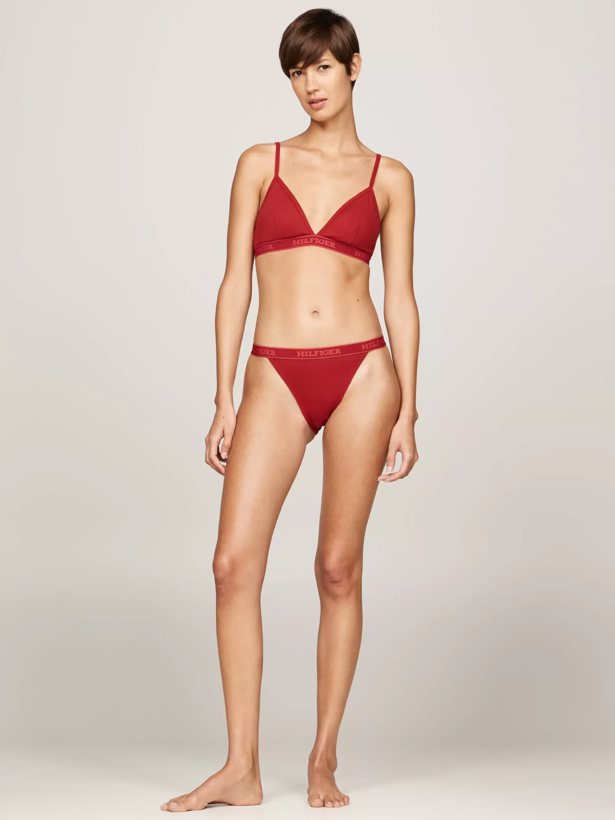 Bh's | Lingerie*Tommy Hilfiger Hilfiger Monotype Triangel-bh DARK MAGMA