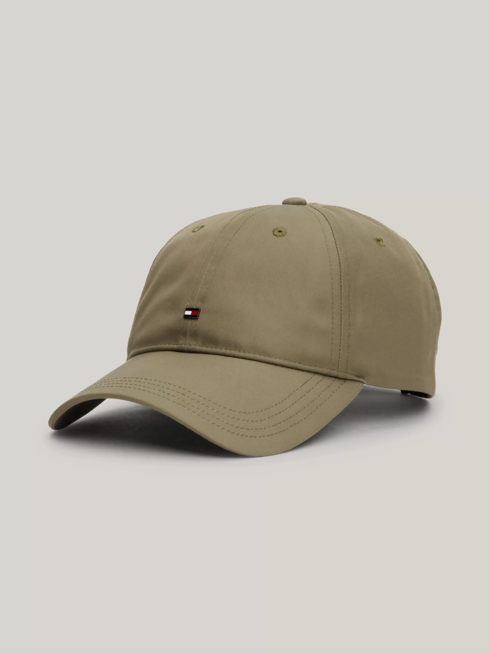 Petten | Mutsen, Handschoenen & Sjaals*Tommy Hilfiger Hilfigr Flag 6-panel Baseballpet UTILITY OLIVE