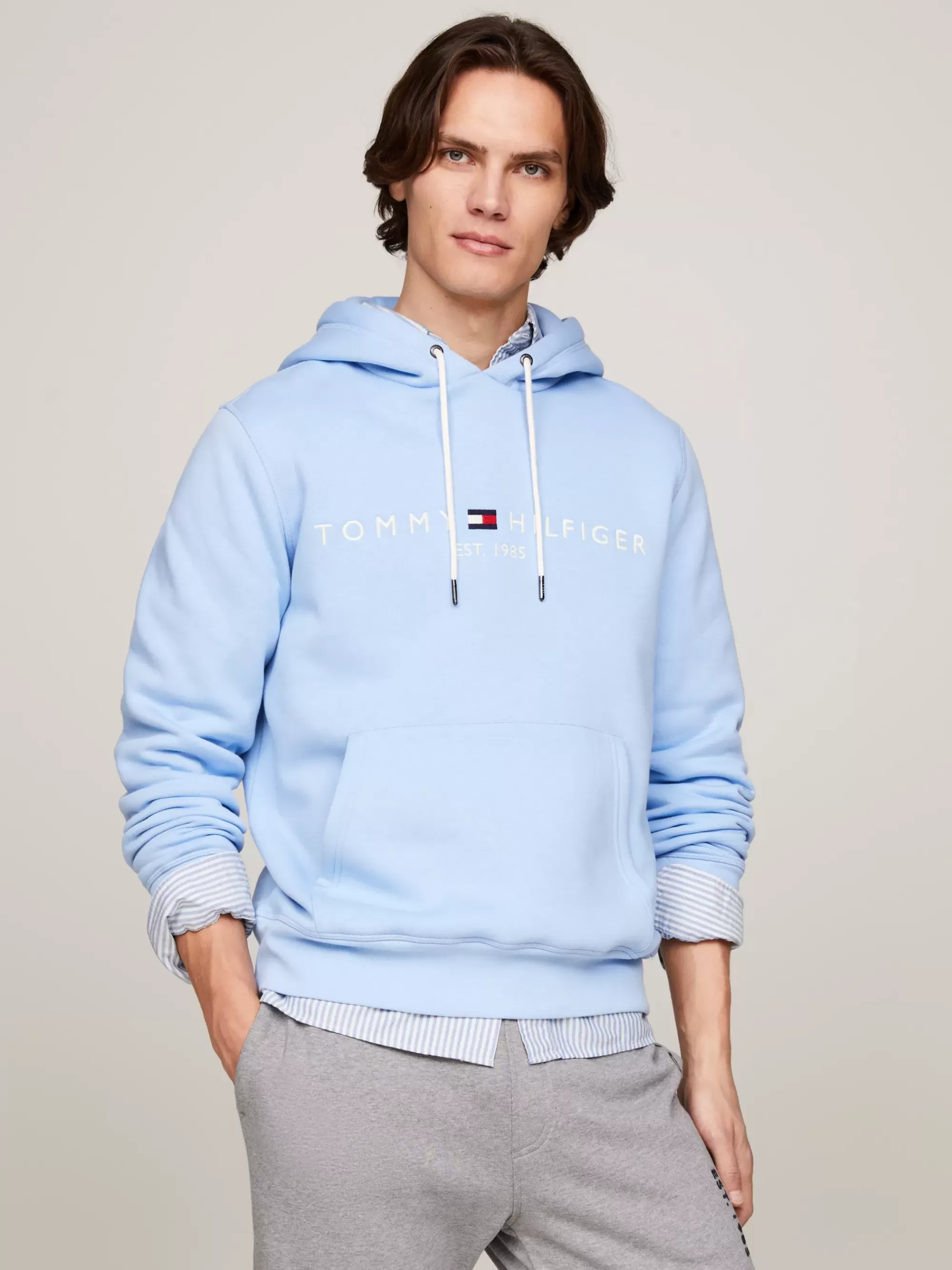 Trainingspak | Sweatshirts & Hoodies*Tommy Hilfiger Hoodie Met Trekkoord En Geborduurd Logo VESSEL BLUE