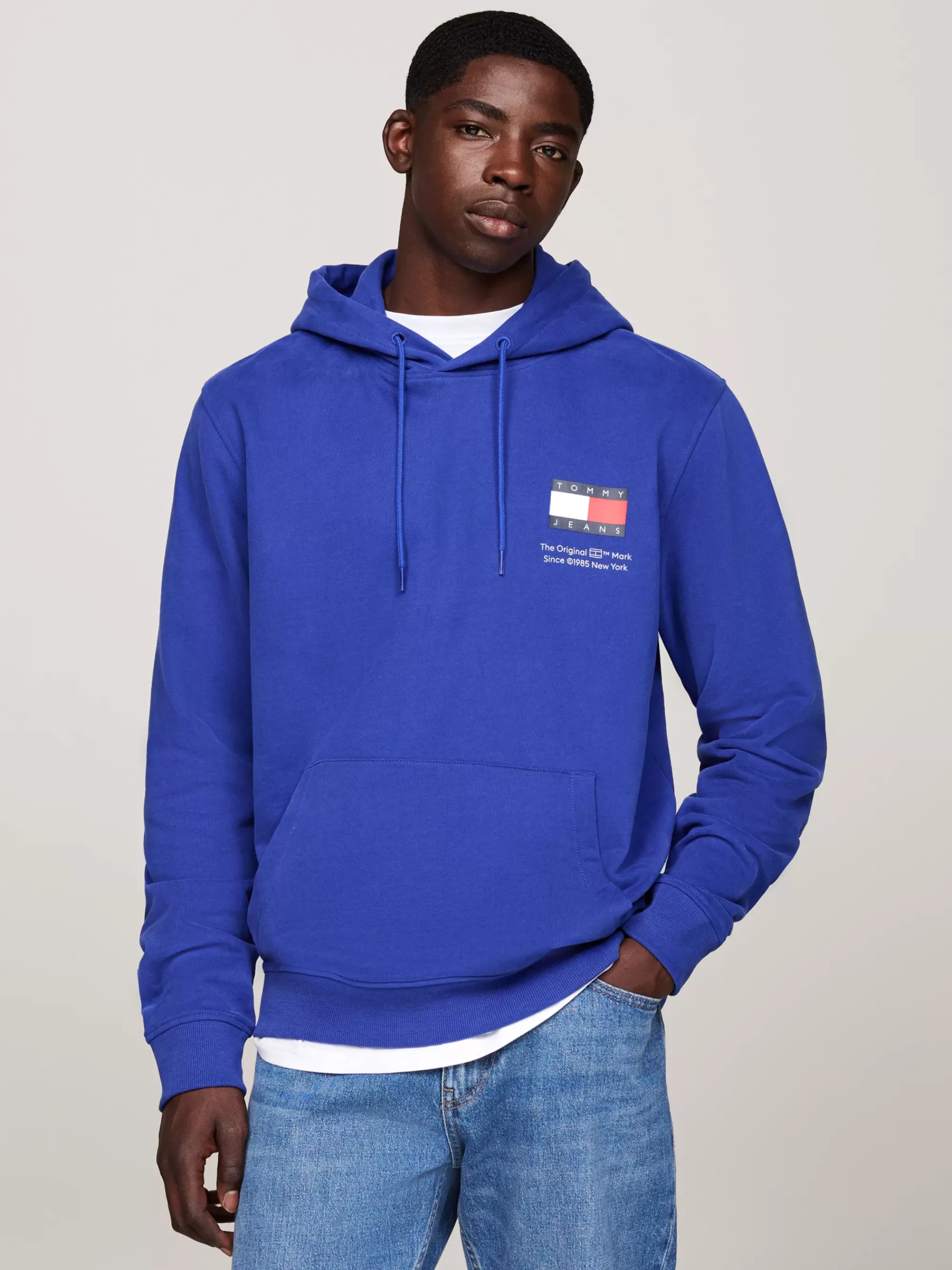 Sweatshirts & Hoodies*Tommy Hilfiger Hoodie Met Trekkoord En Logo BRIGHT BLUE